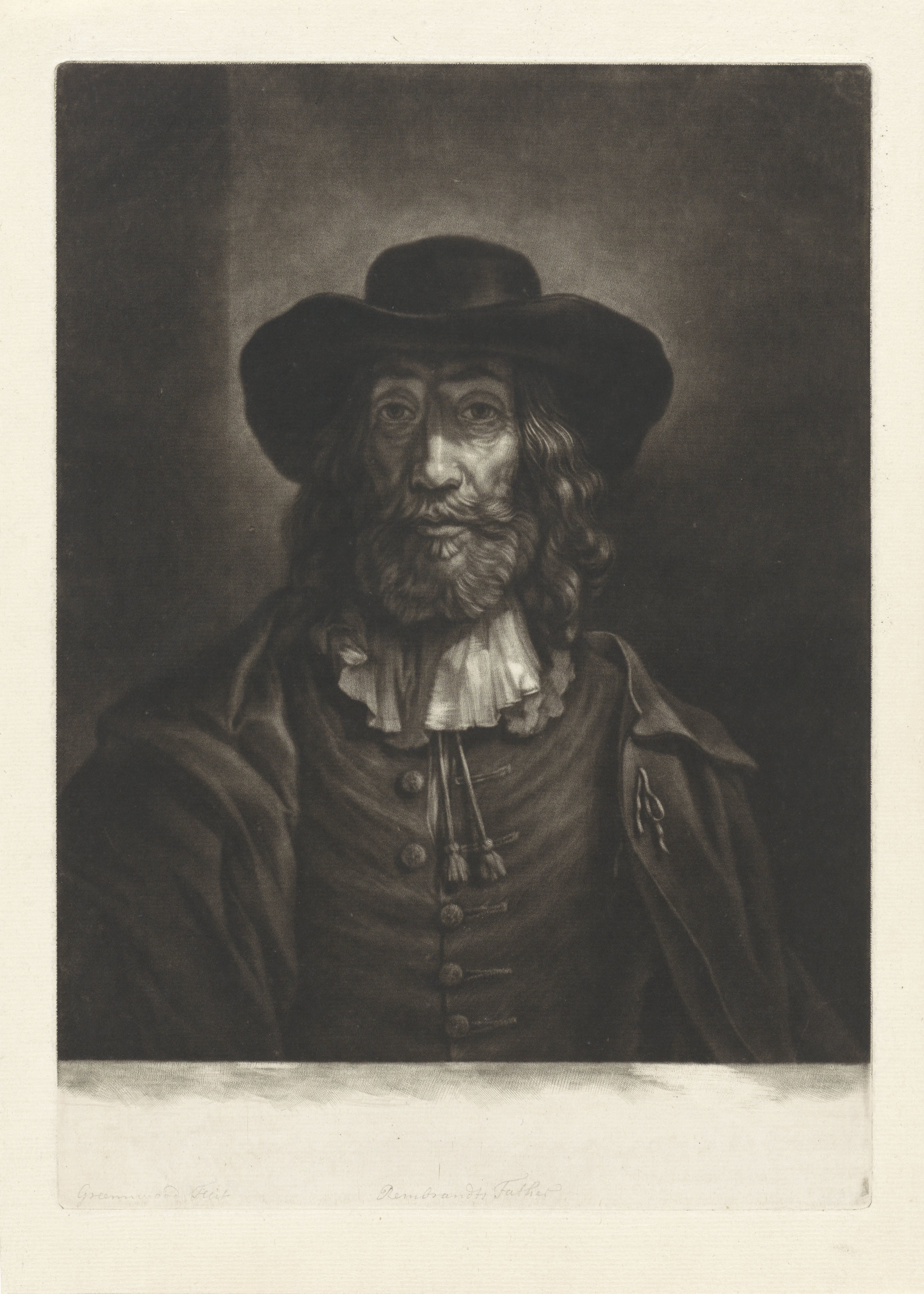 Portret van een oude man, mogelijk Harmen Gerritsz. van Rijn