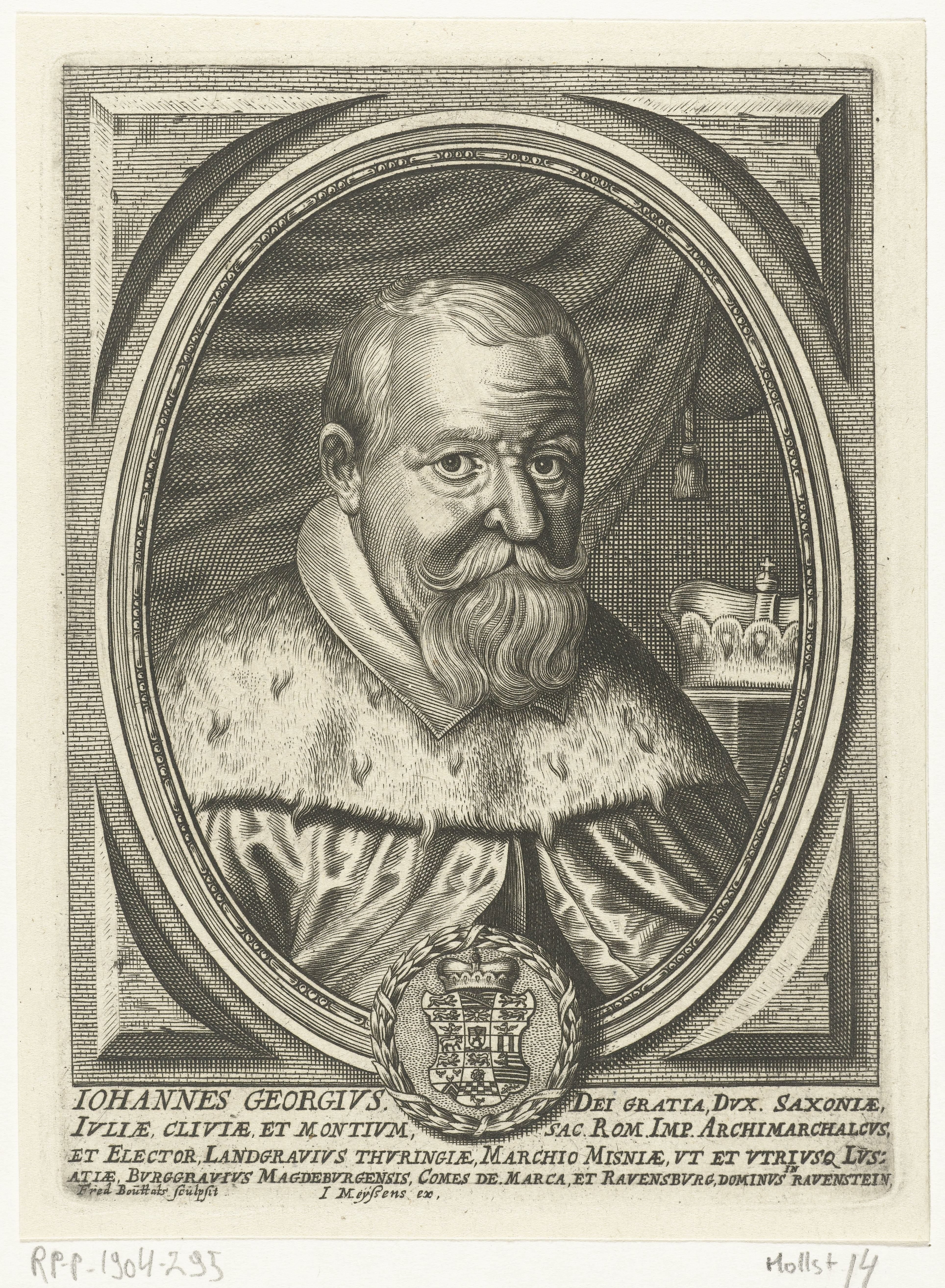 Portret van Johan Georg I