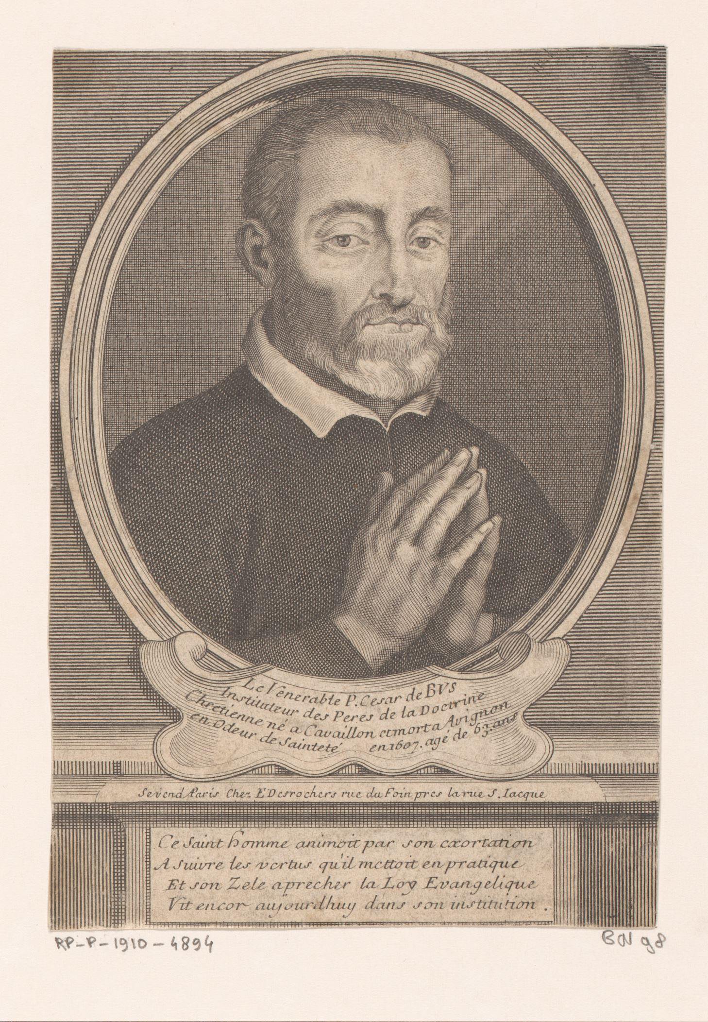 Portret van César de Bus