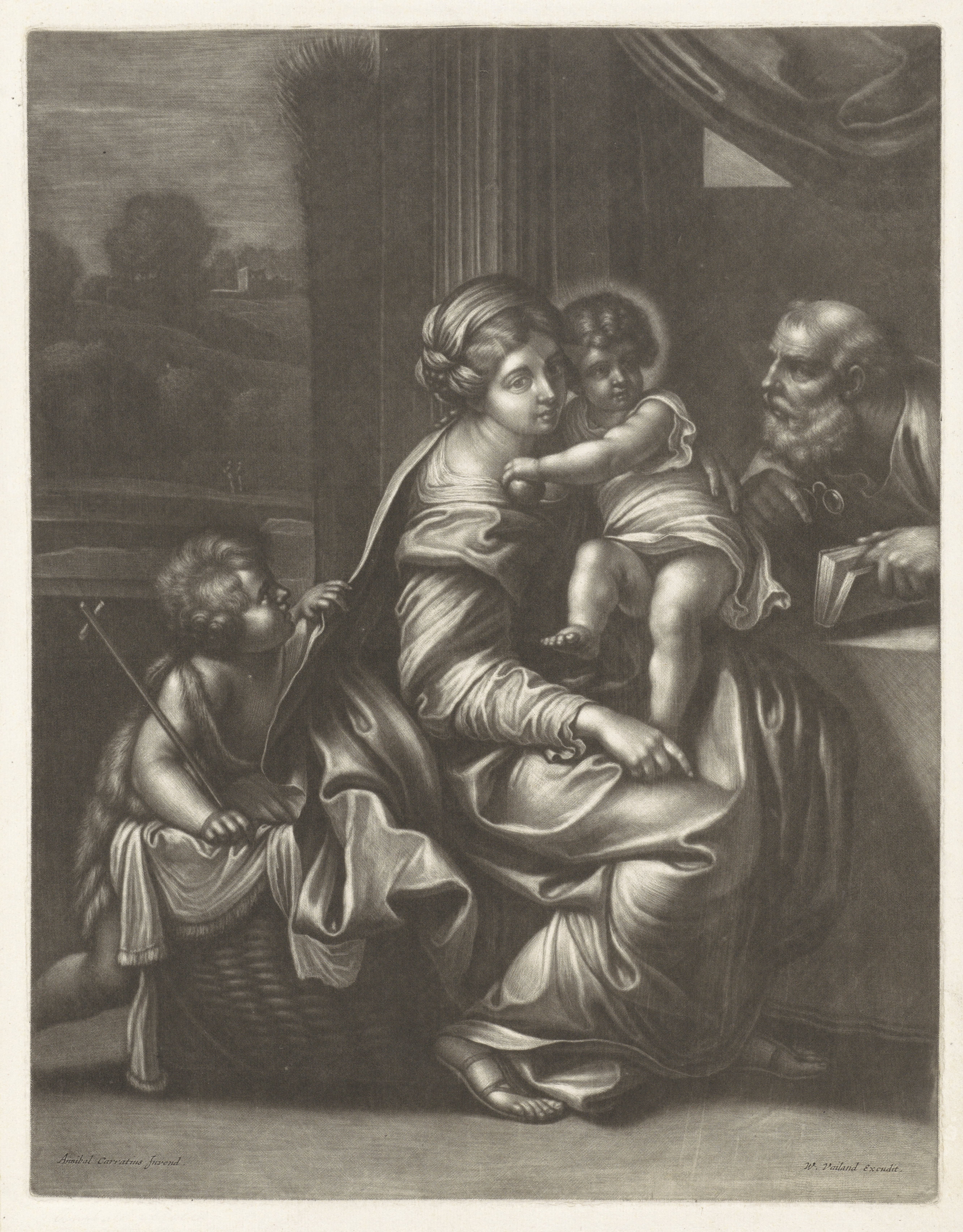 Heilige Familie met Johannes de Doper