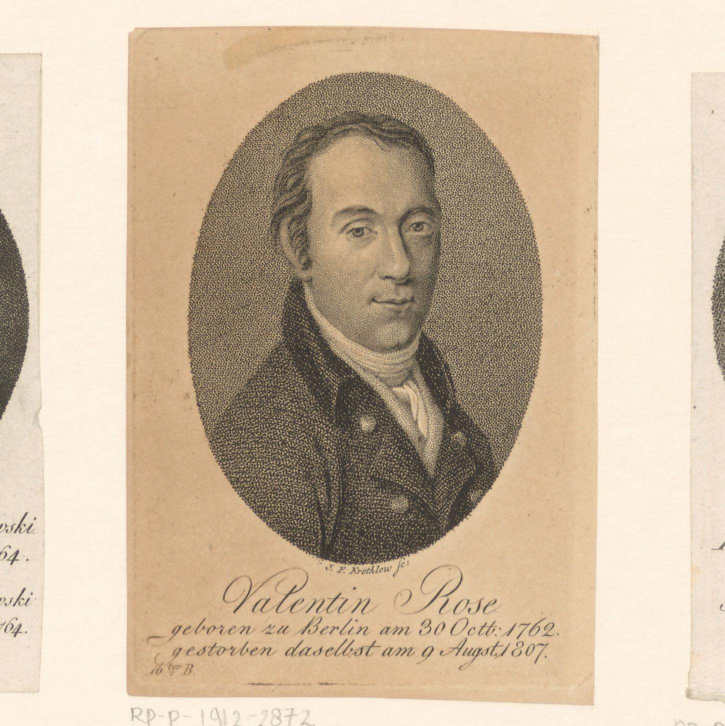 Portret van Valentin Rose