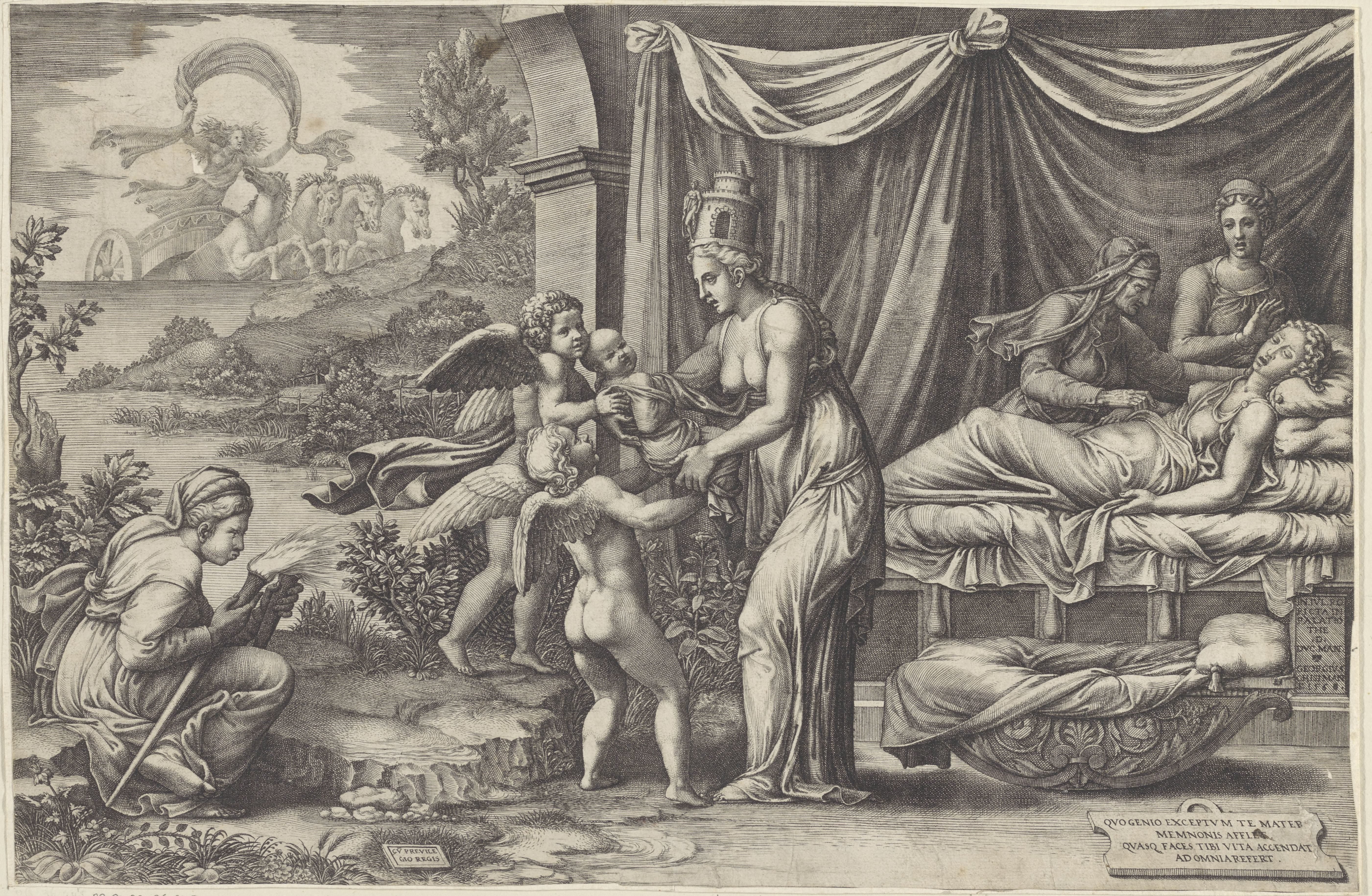 Allegorie op de Geboorte