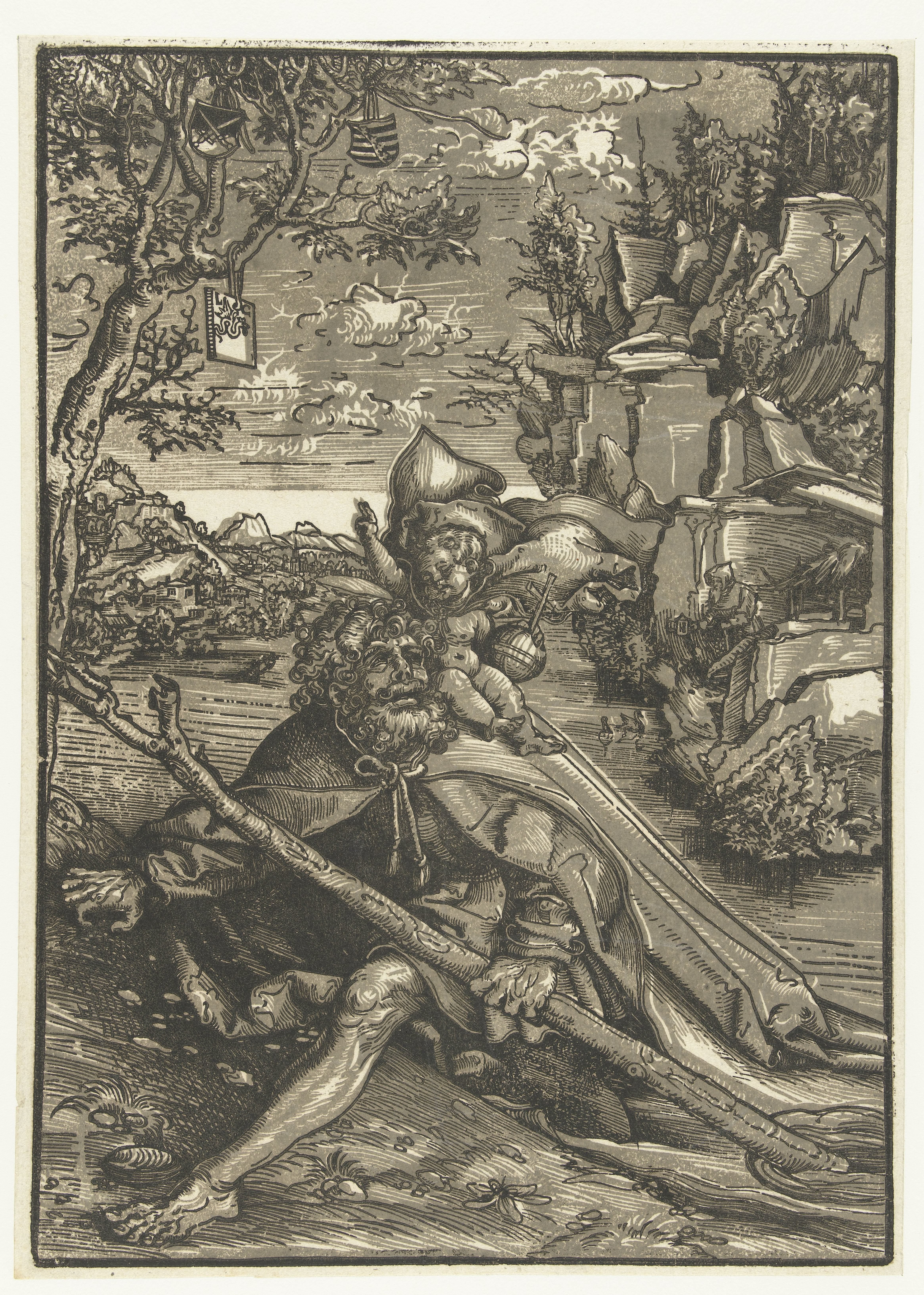 Heilige Christoffel met Christuskind