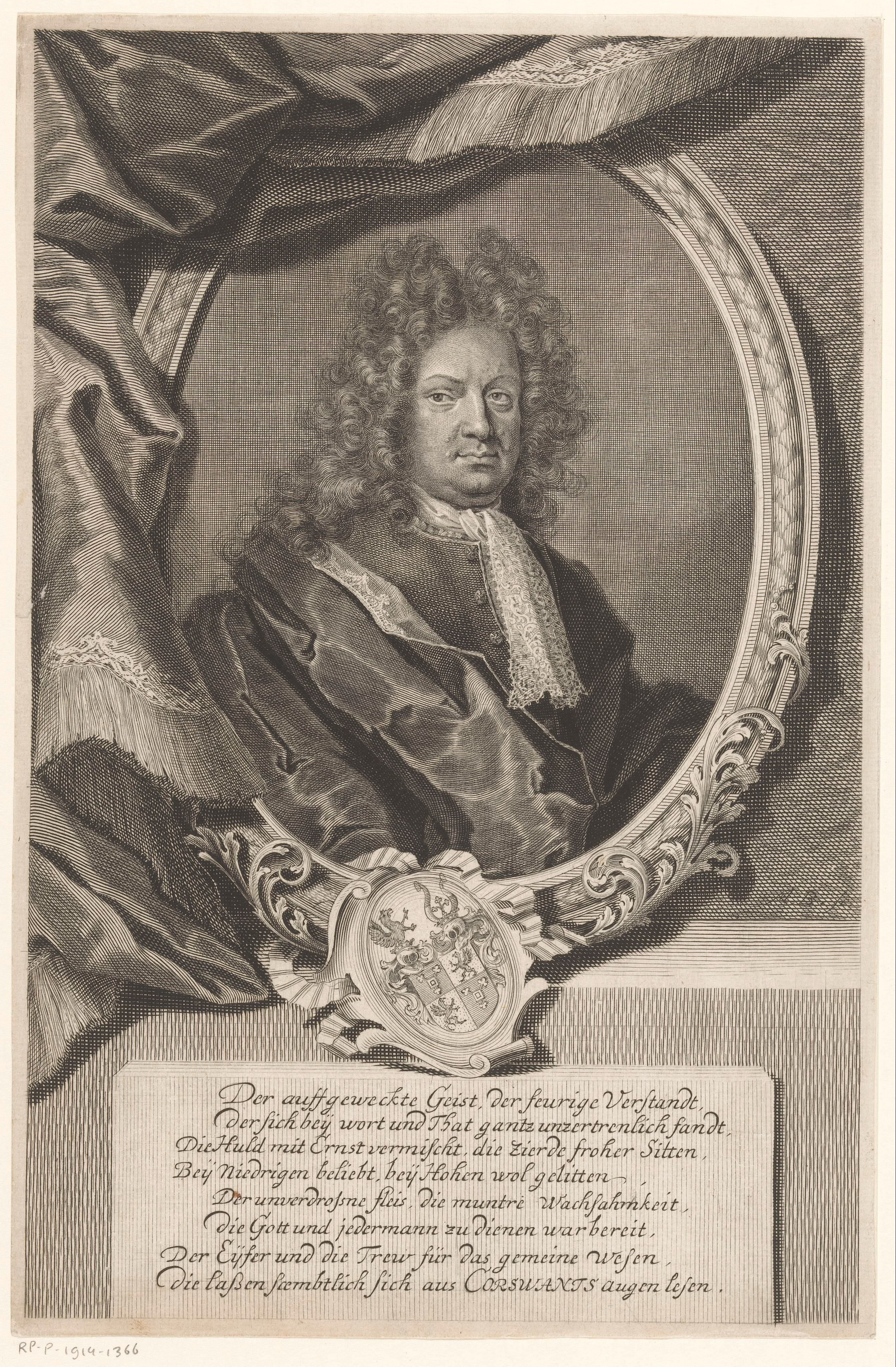 Portret van Caspar Corswant