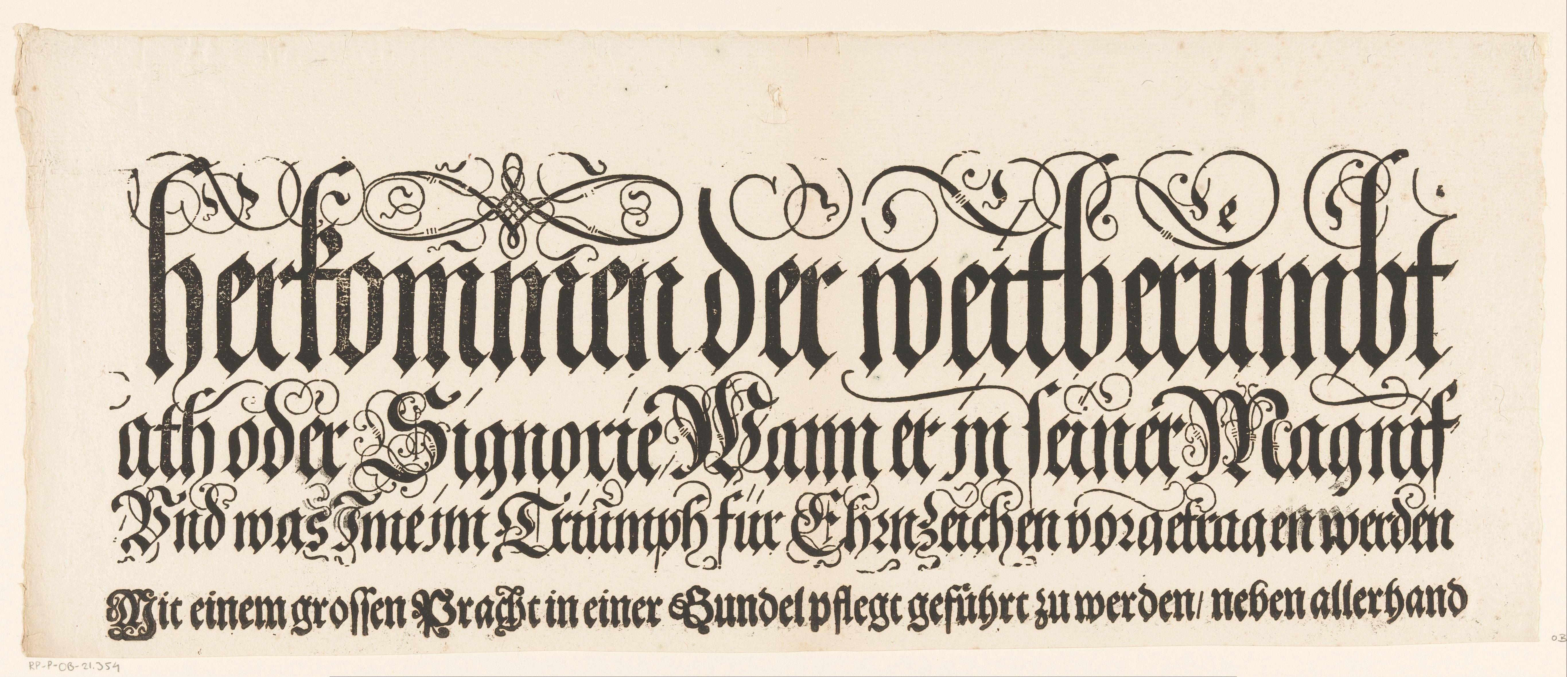 Titel van de Festa della Sensa (tweede gedeelte)