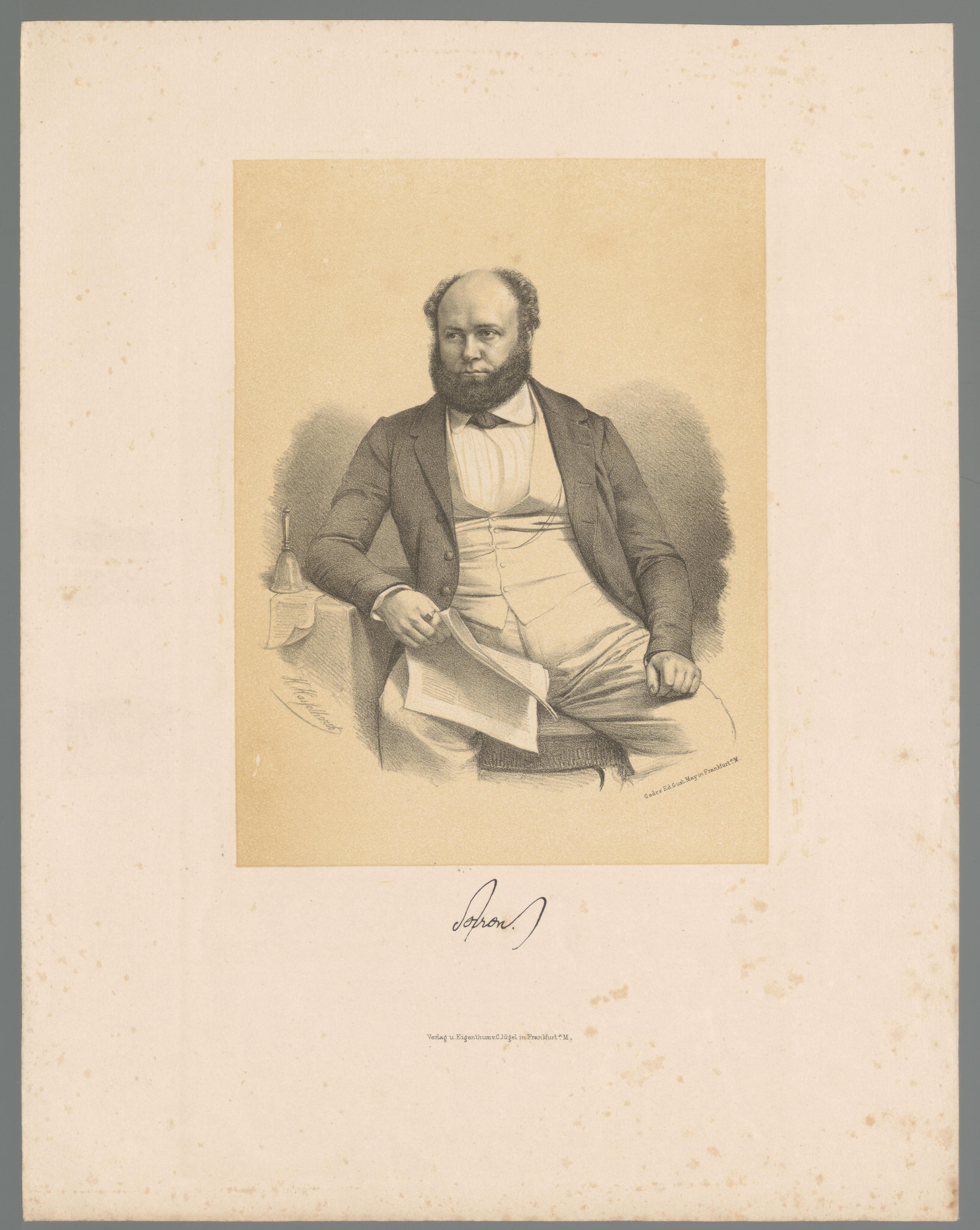 Portret van Alexander von Soiron