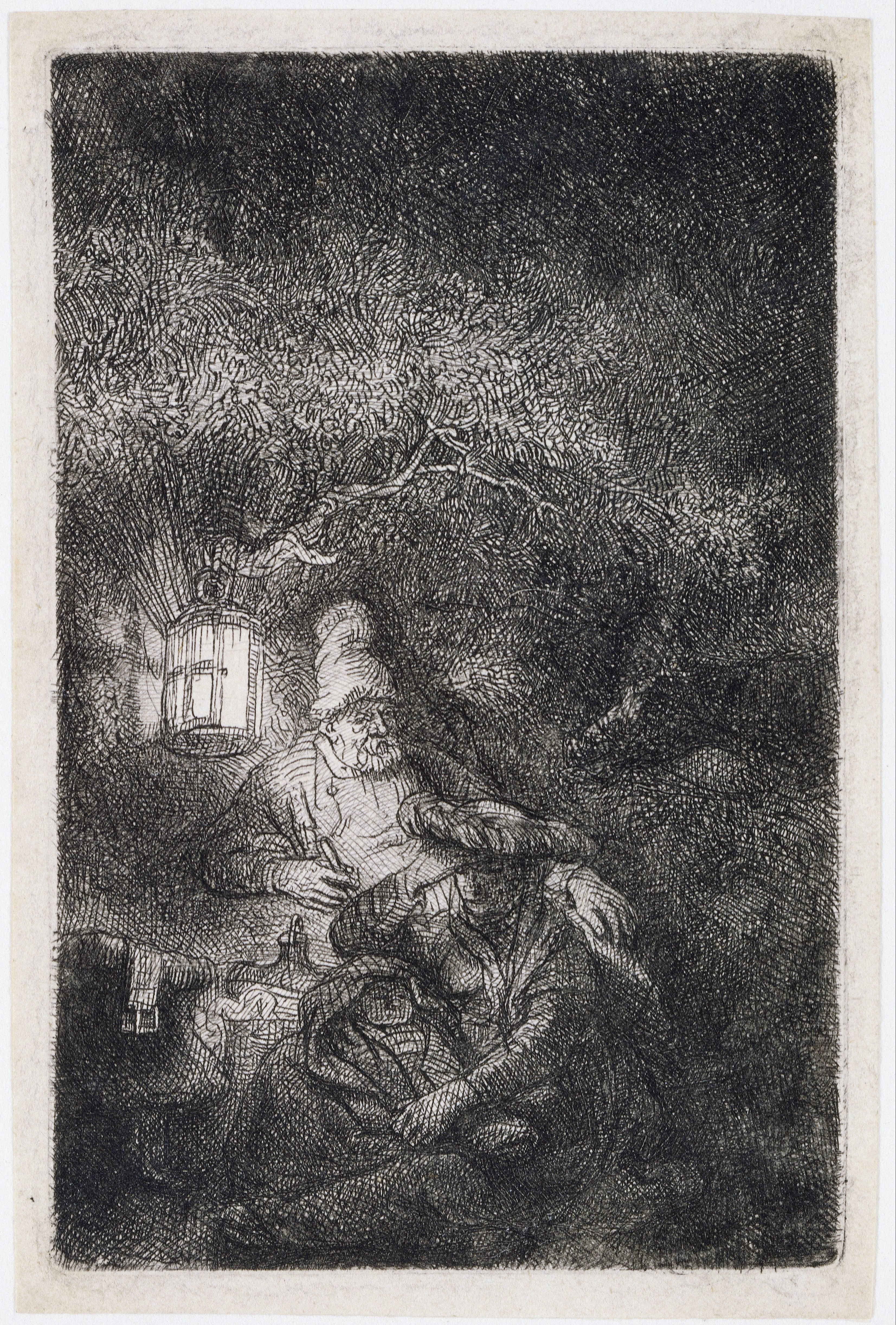 The rest on the flight into Egypt: a night piece
