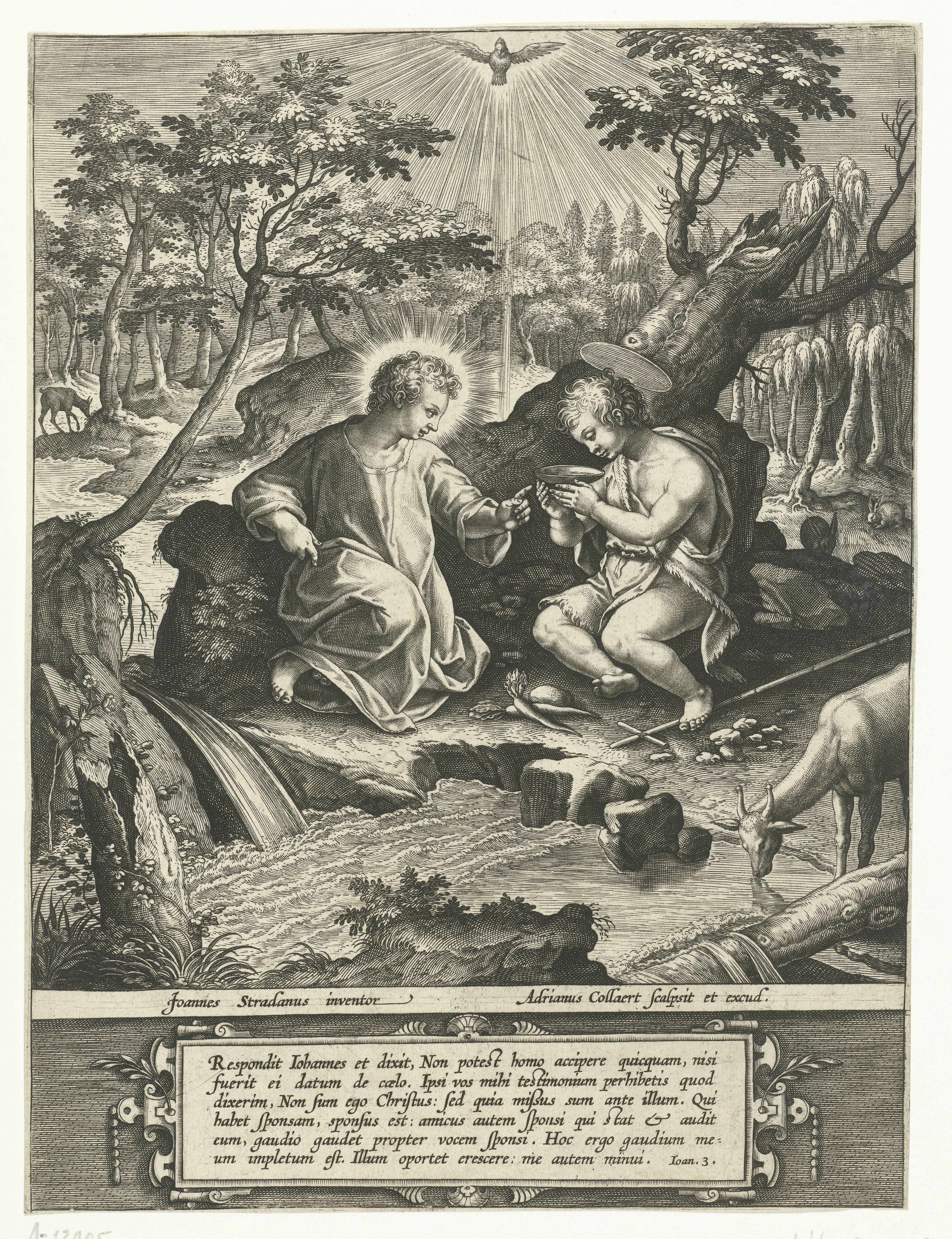 Christus en Johannes de Doper als kinderen