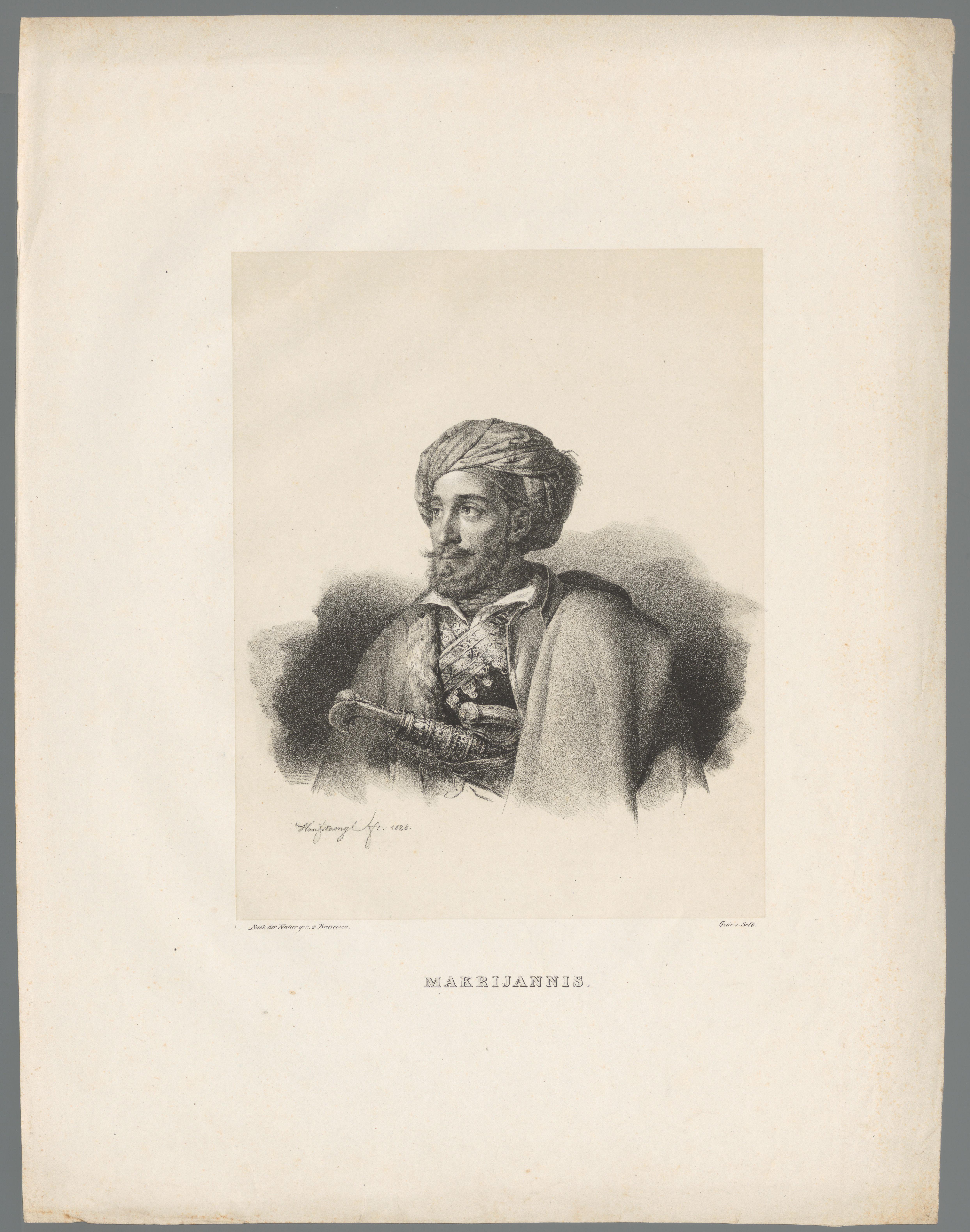 Portret van Yannis Makriyannis