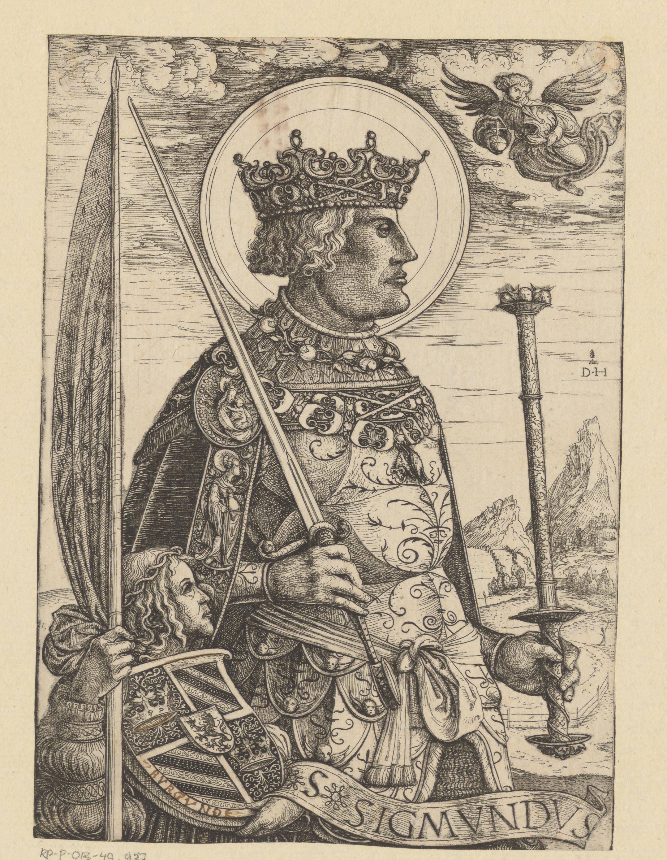 Portret van Sigismund van Bourgondië