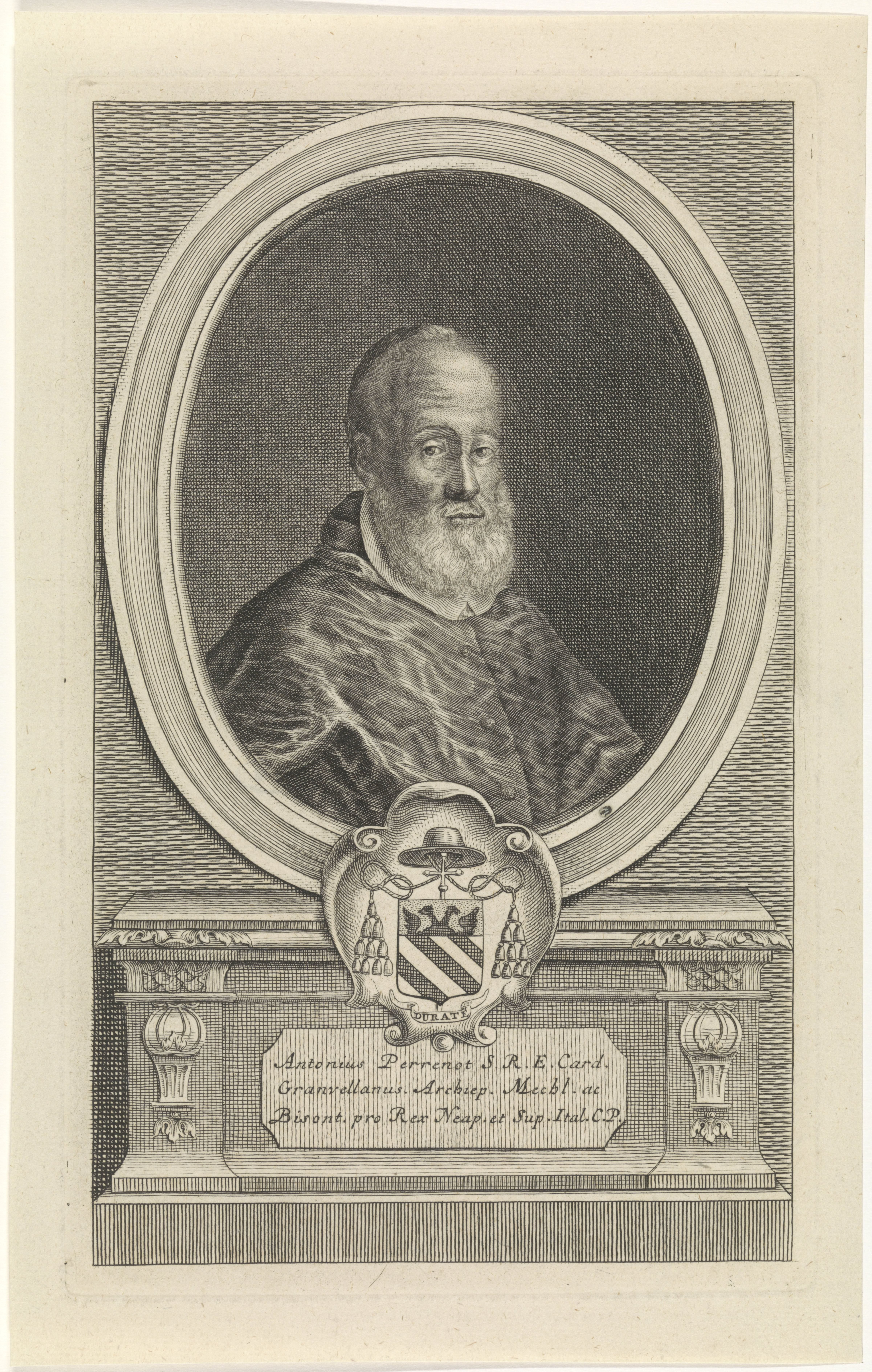 Portret van Antoine Perrenot, kardinaal van Granvelle