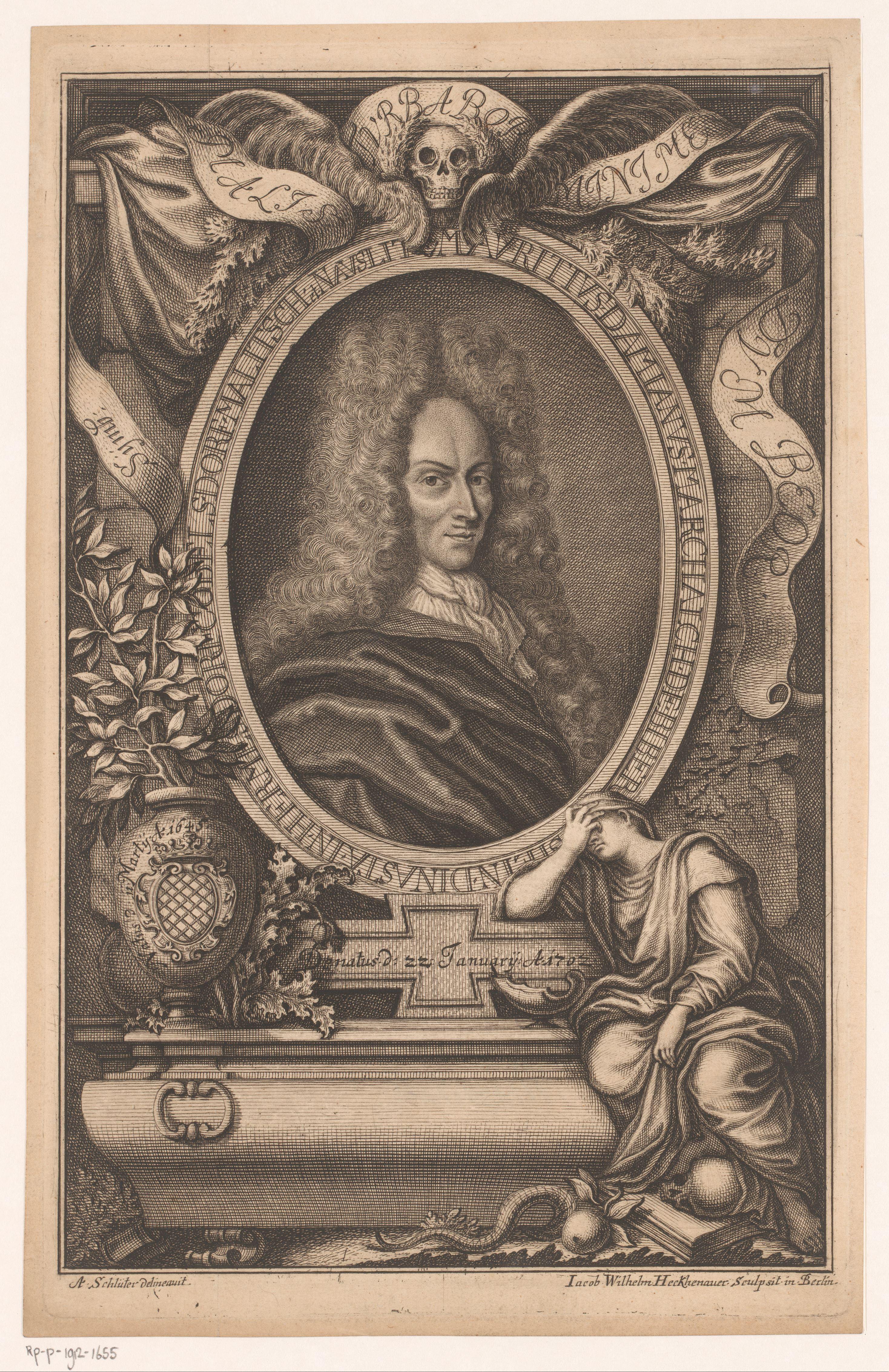 Portret van Moritz Damian Marschall von Bieberstein