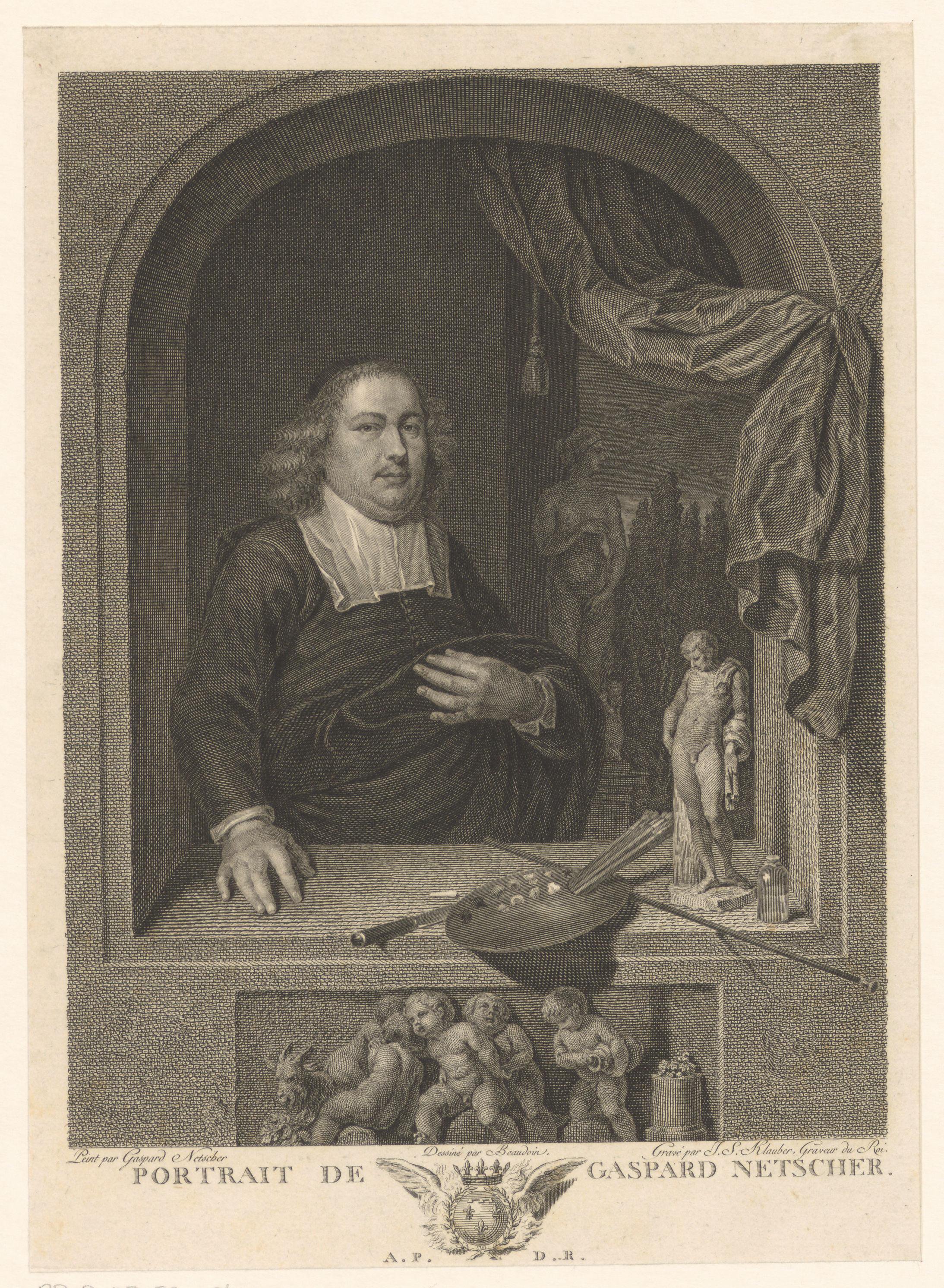 Portret van Caspar Netscher