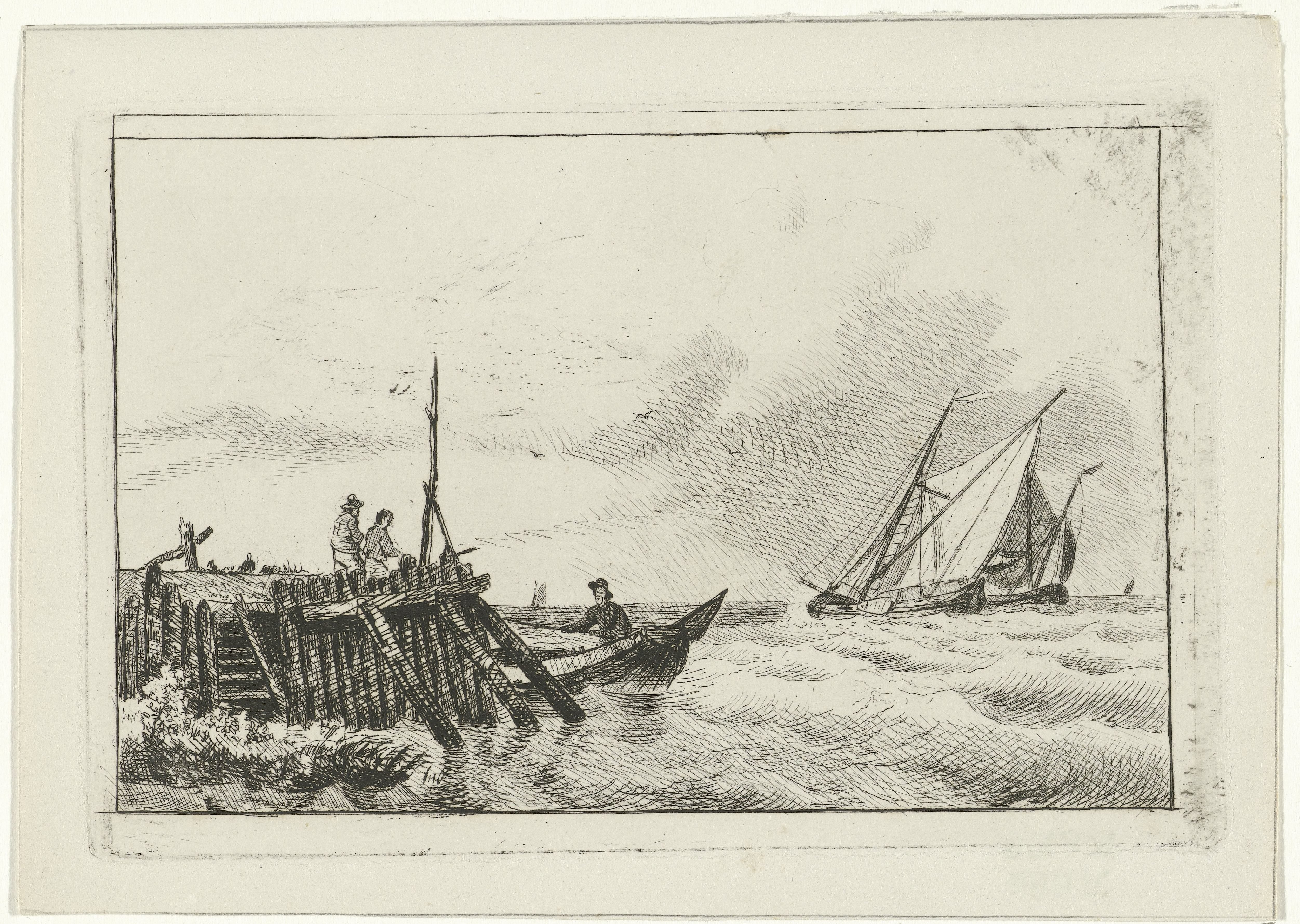 Pier aan water