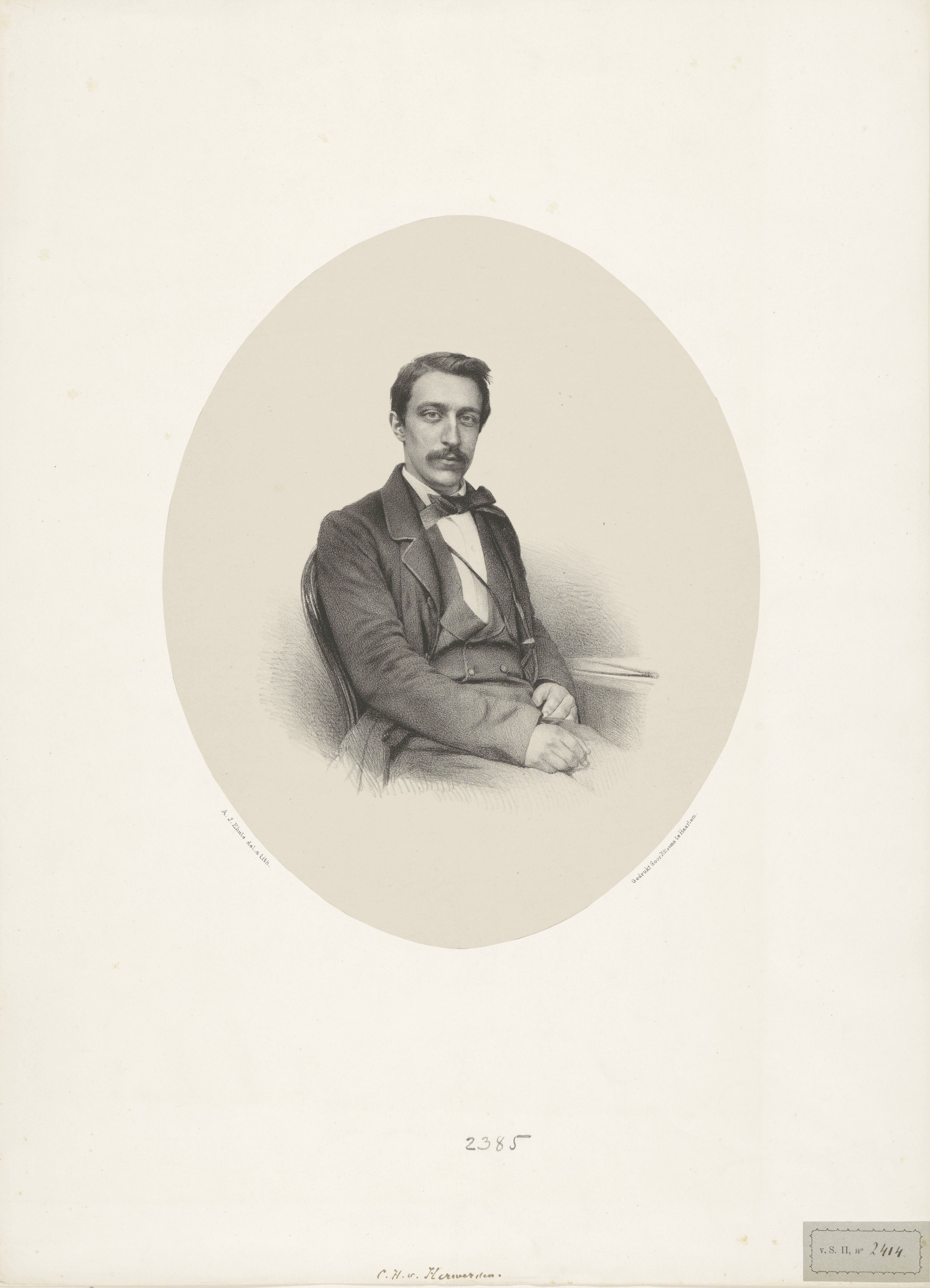 Portret van C. H. van Herwerden