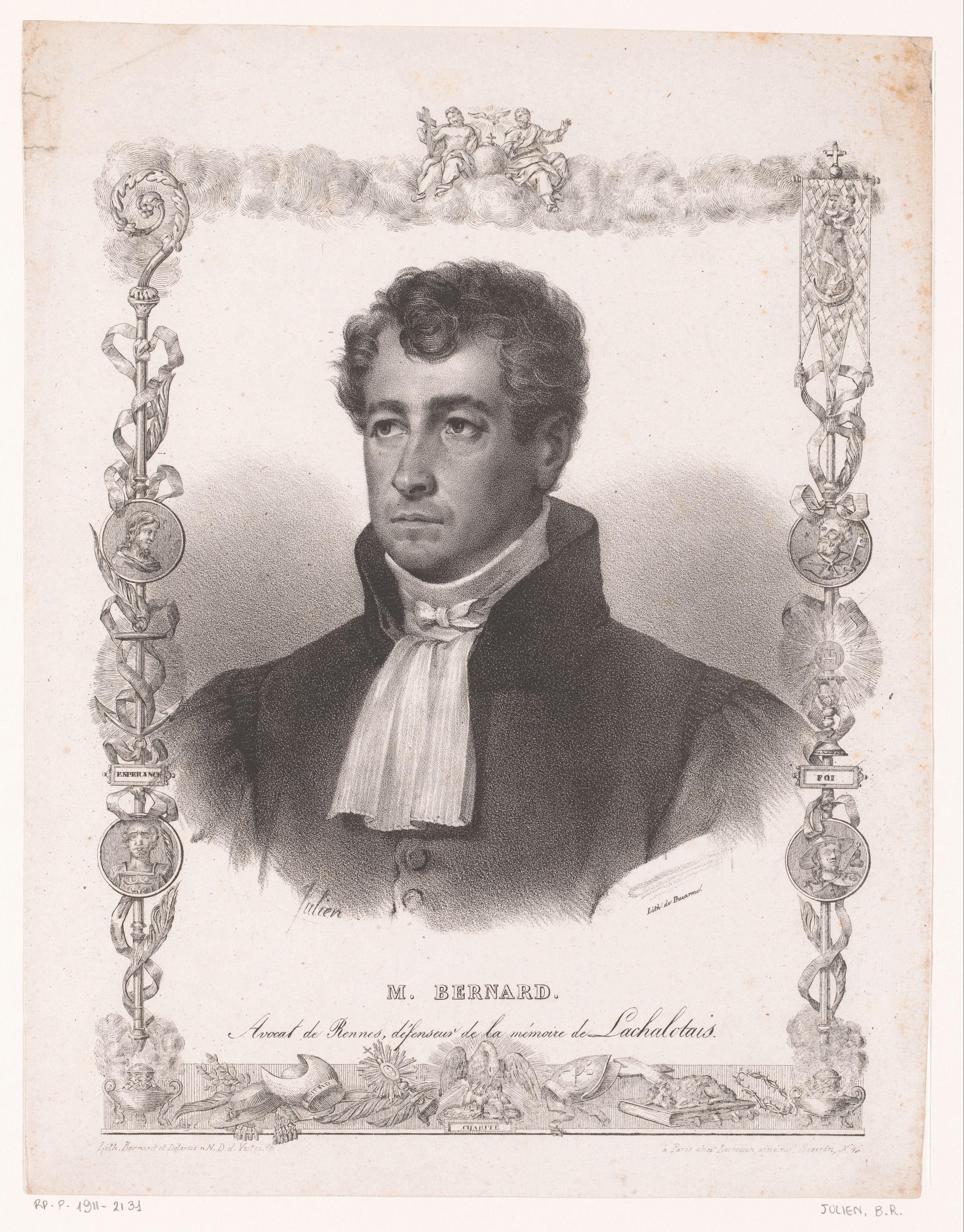 Portret van Joseph Bernard
