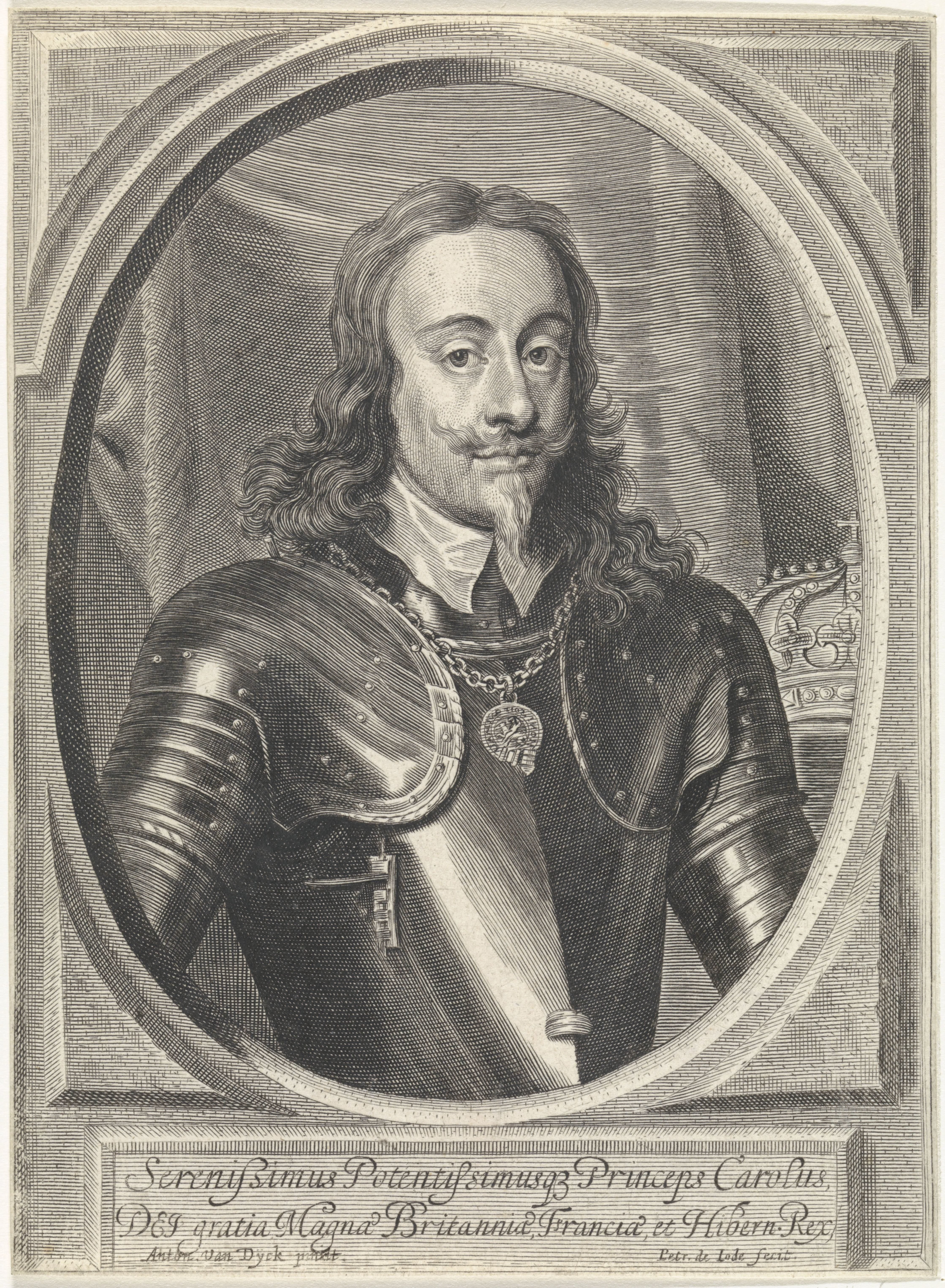 Busteportret van Karel I, koning van Engeland