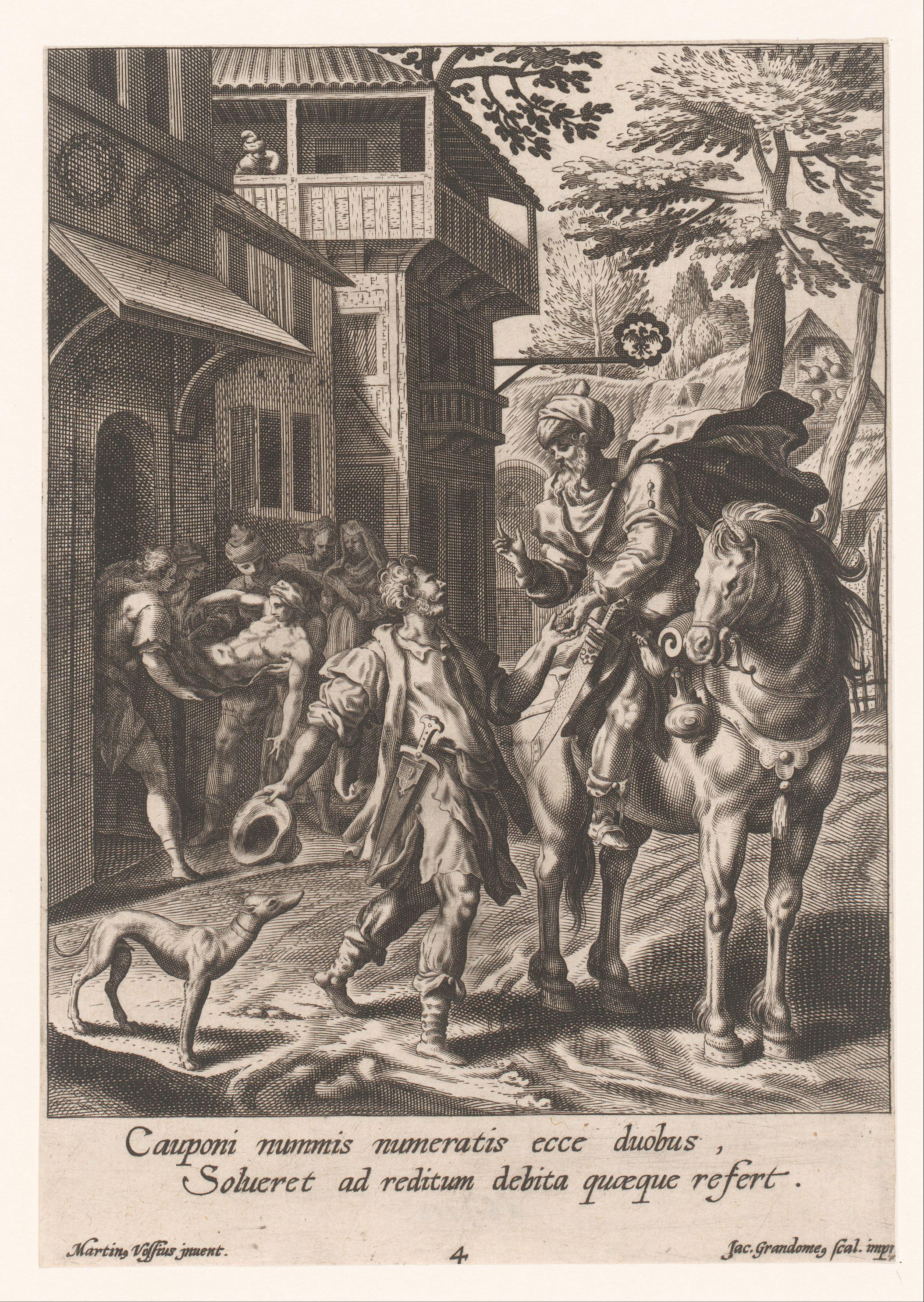 Barmhartige Samaritaan betaalt de herbergier
