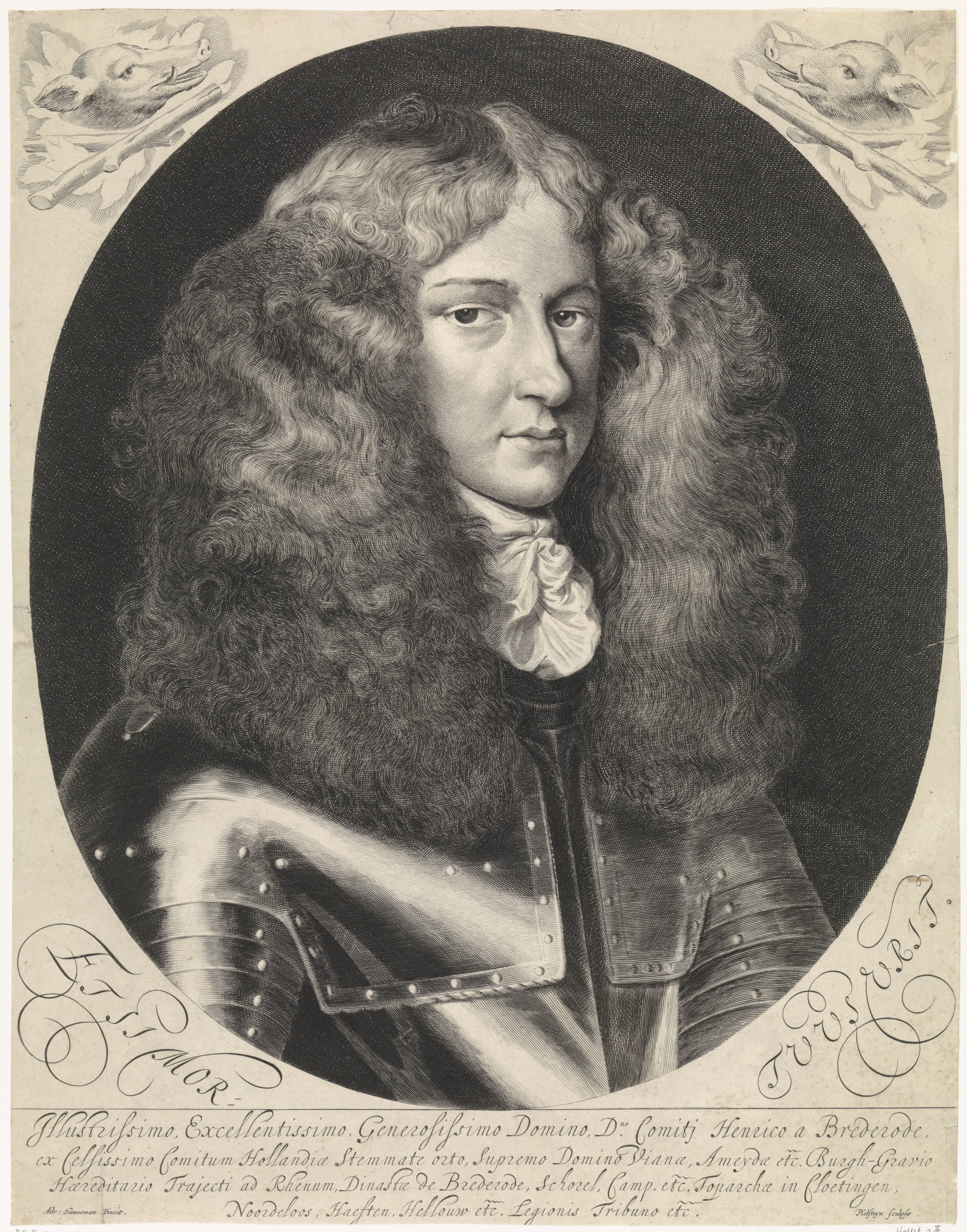 Portret van Hendrik III van Brederode (1638-1657)