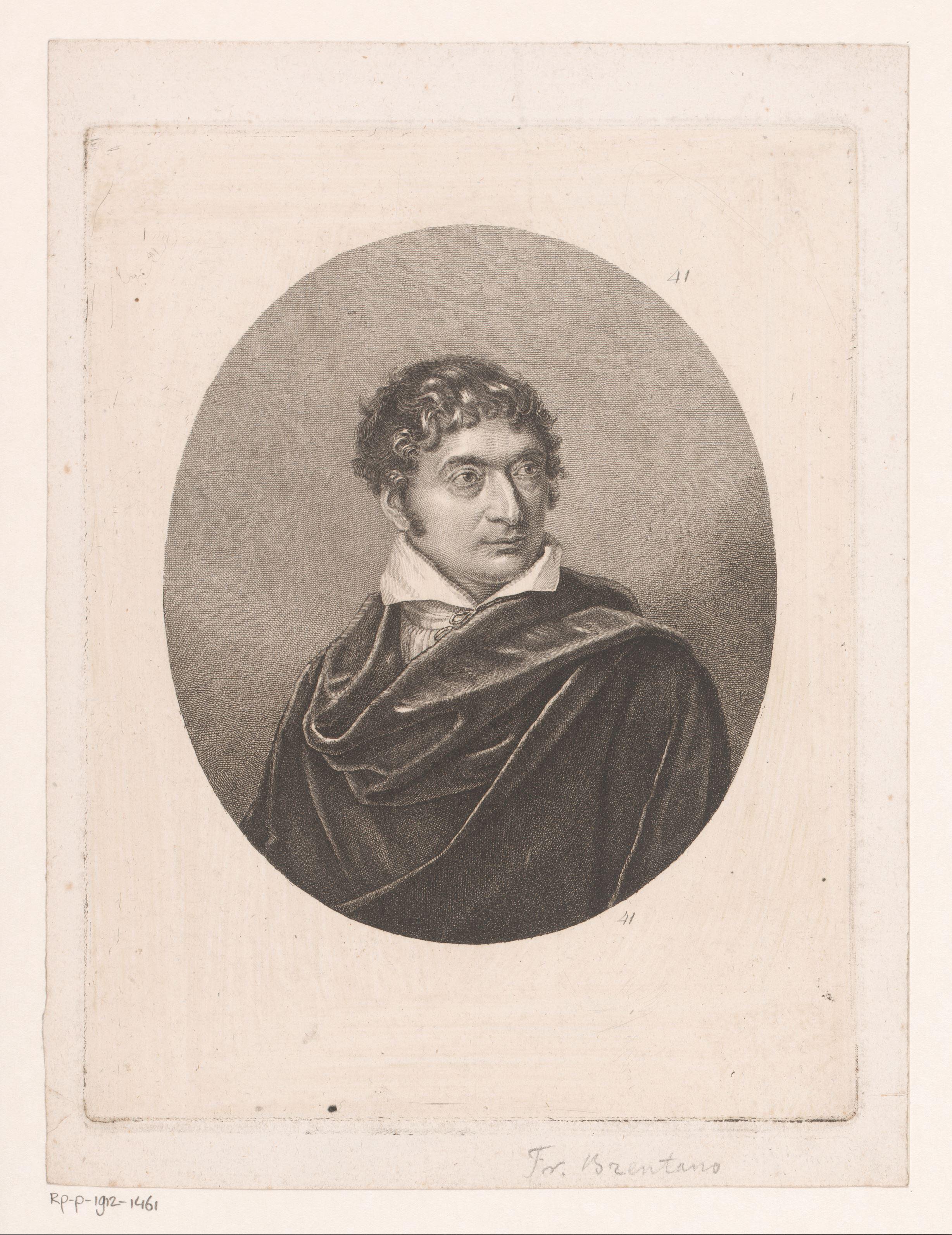 Portret van Franz von Brentano
