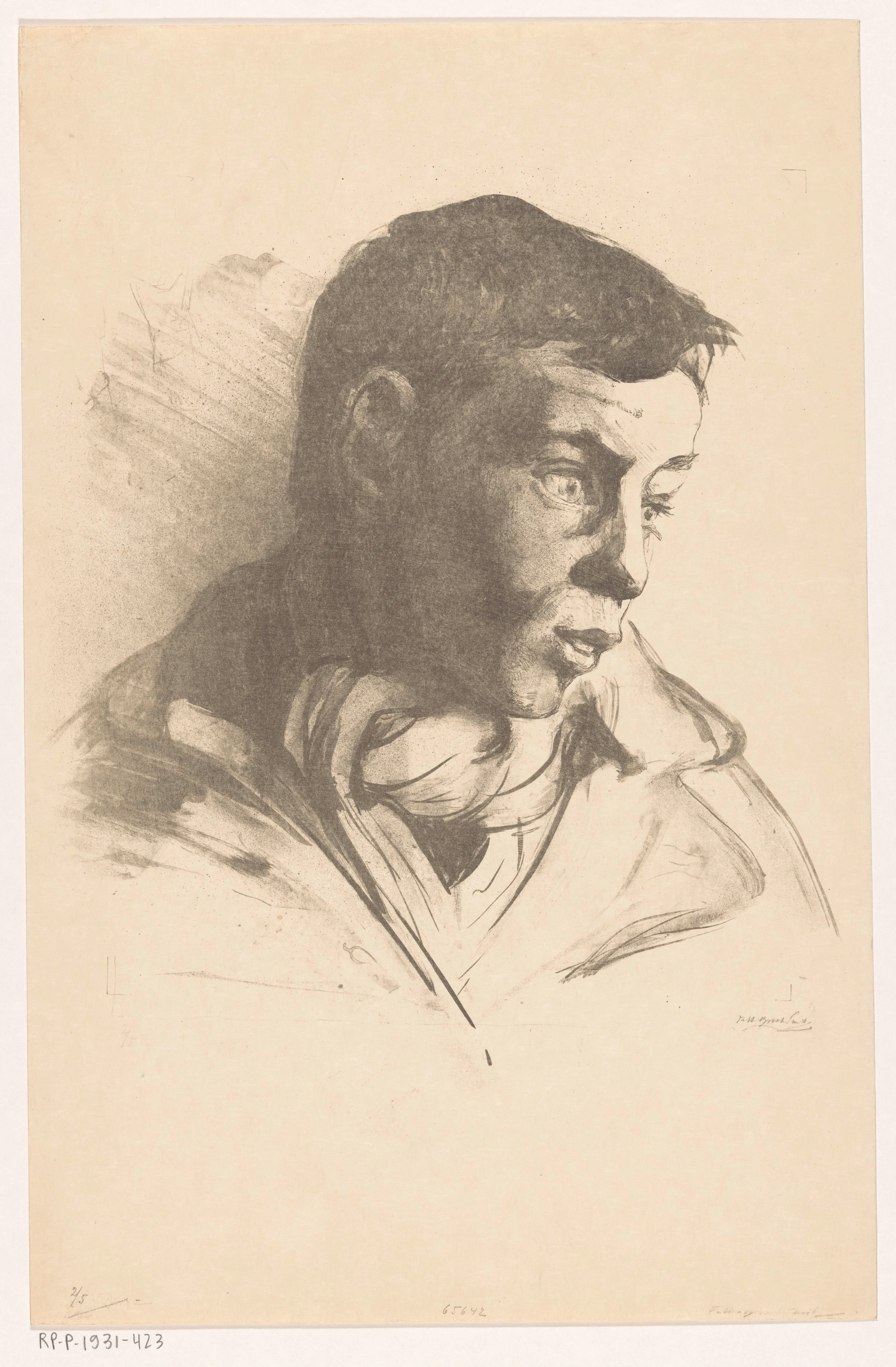 Portret van een onbekende jongen