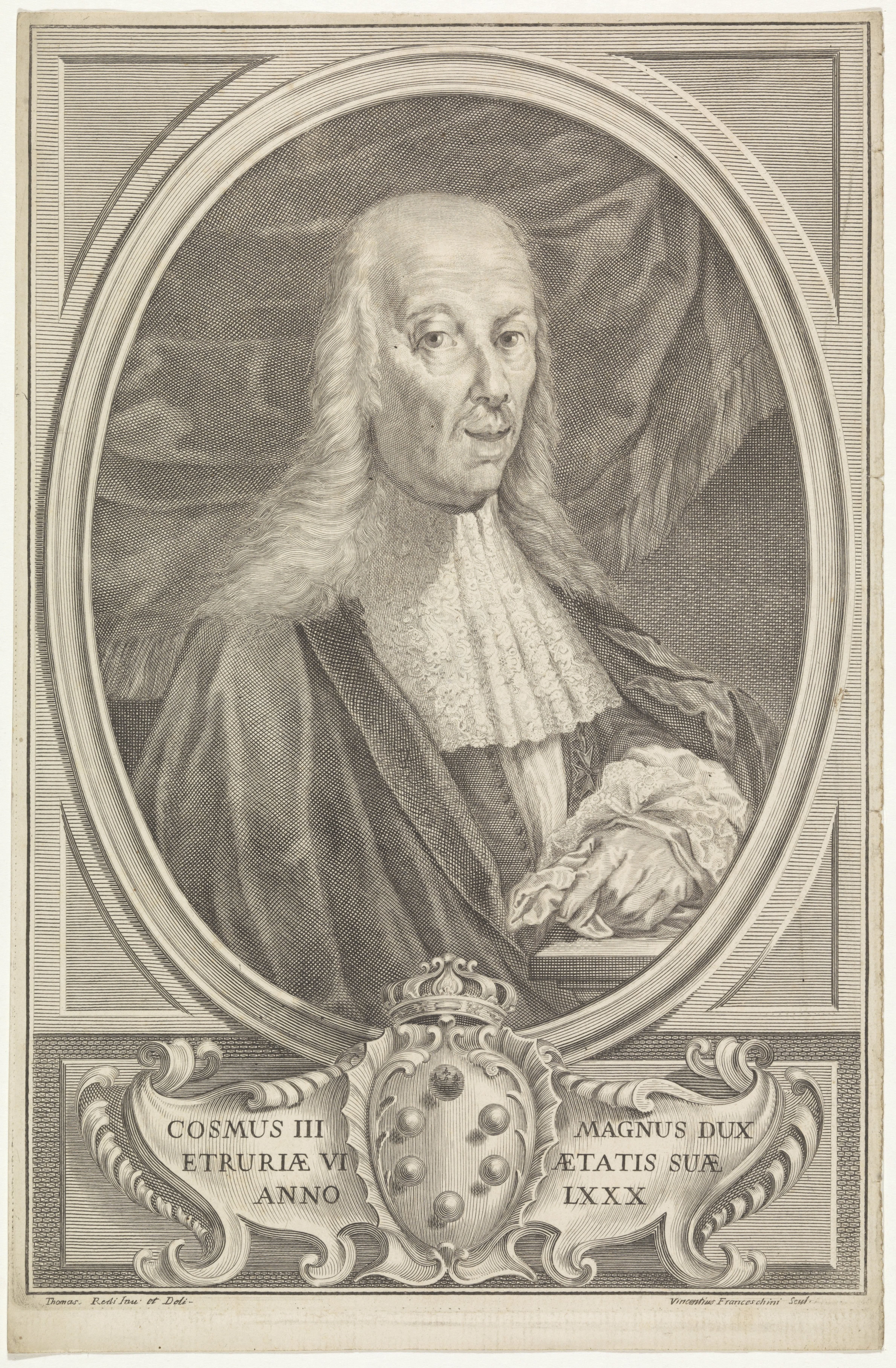 Portret van Cosimo III de' Medici, hertog van Parma