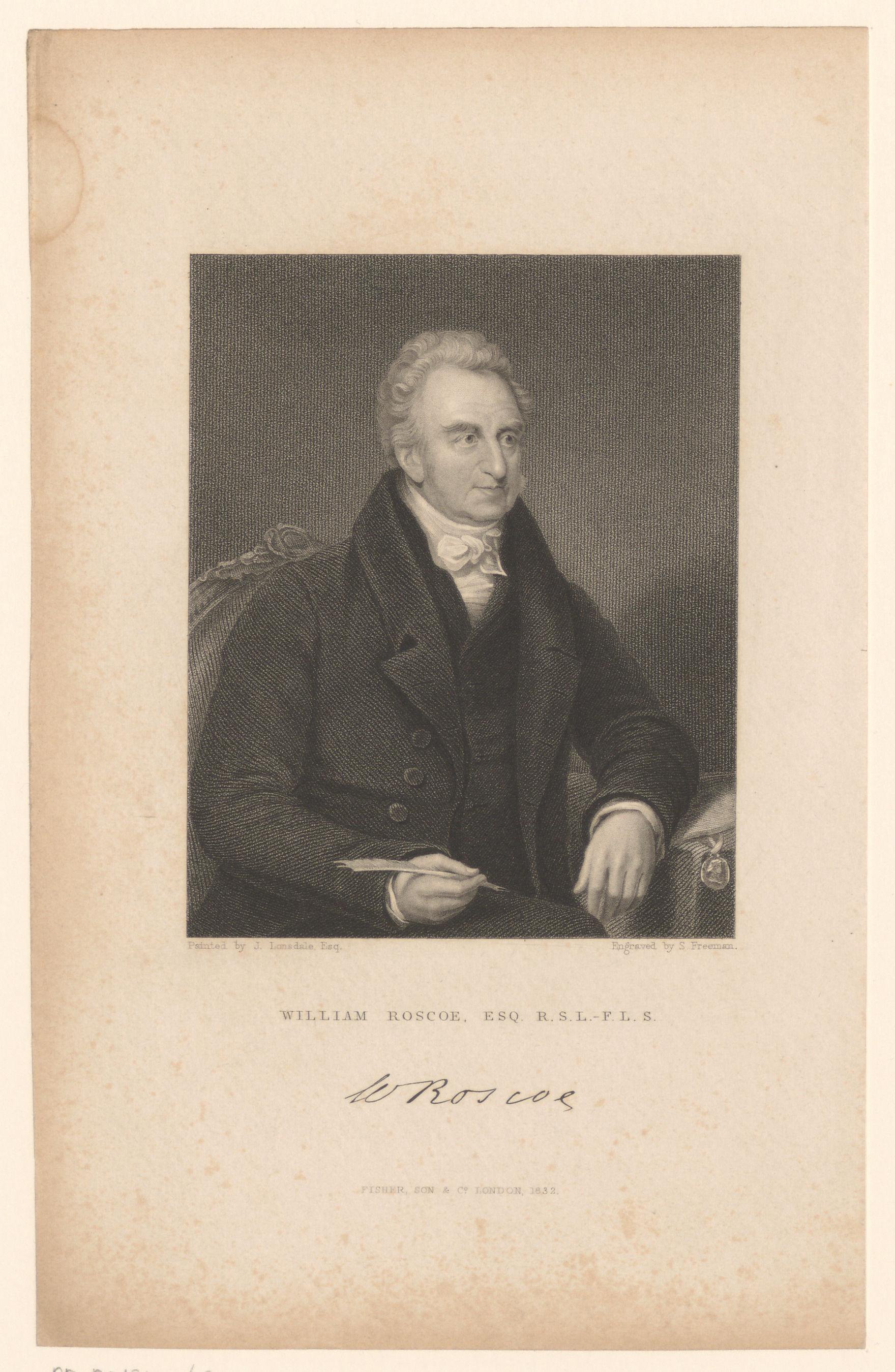 Portret van William Roscoe