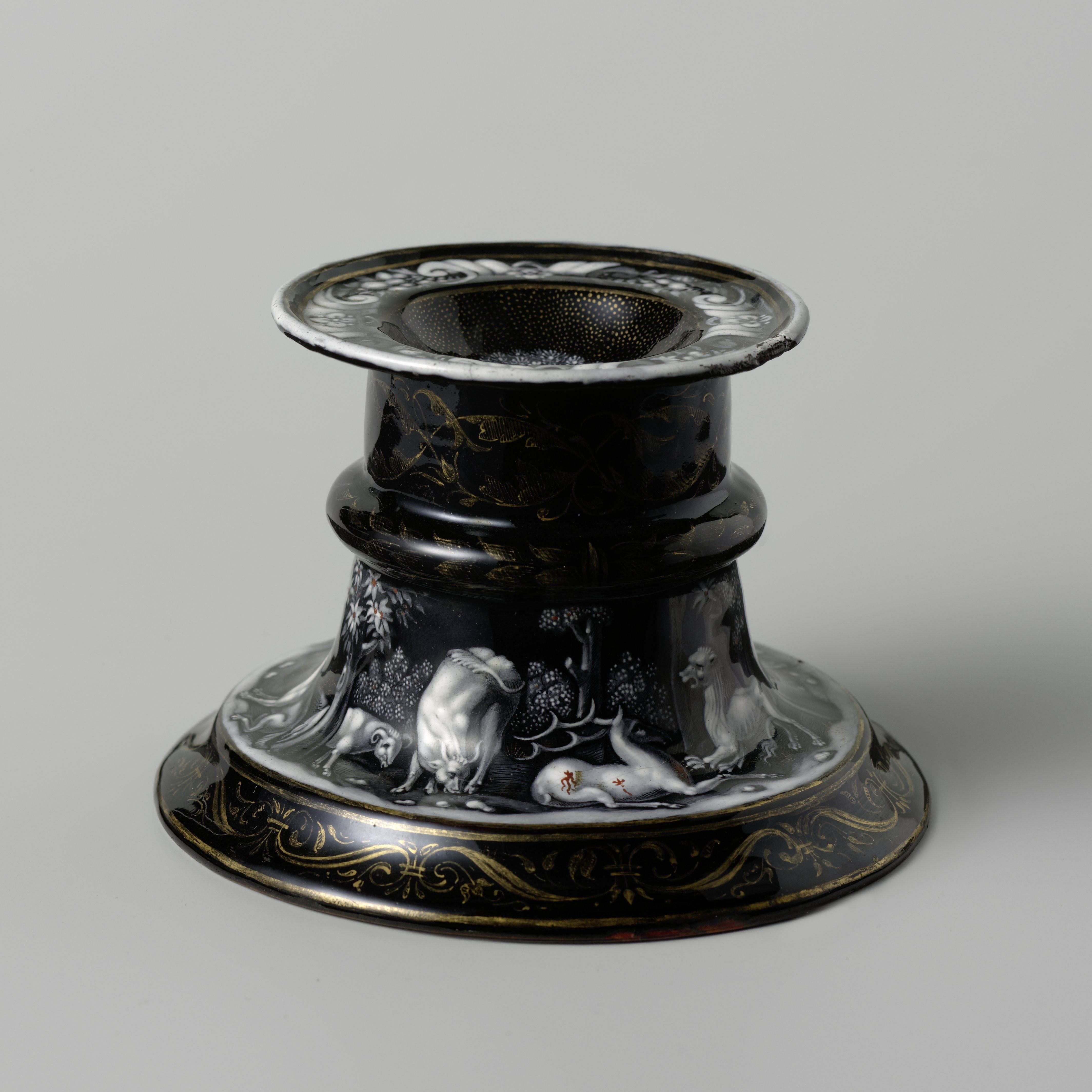 Salt cellar with Aesop’ Fables