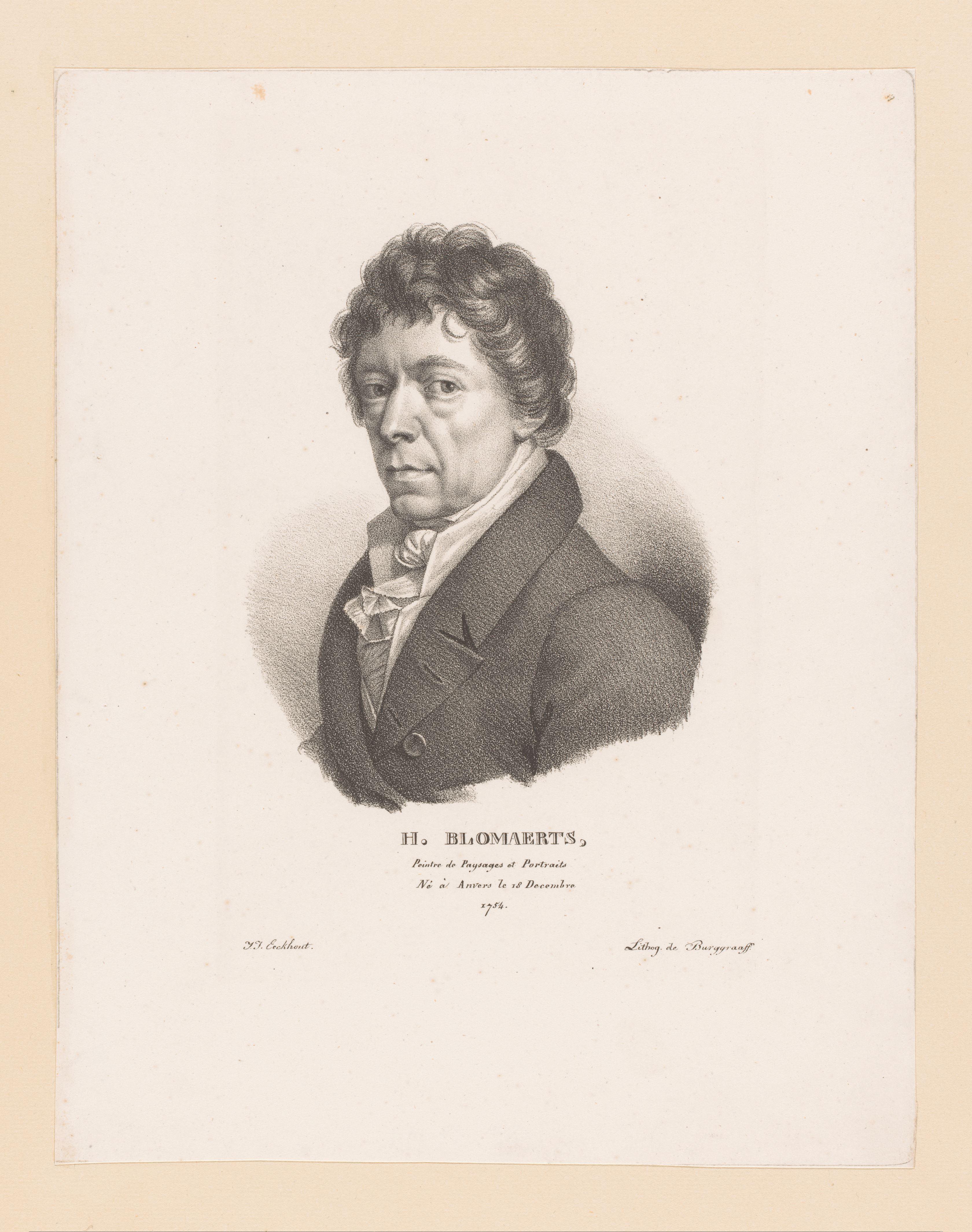 Portret van Heinrich Blomaerts