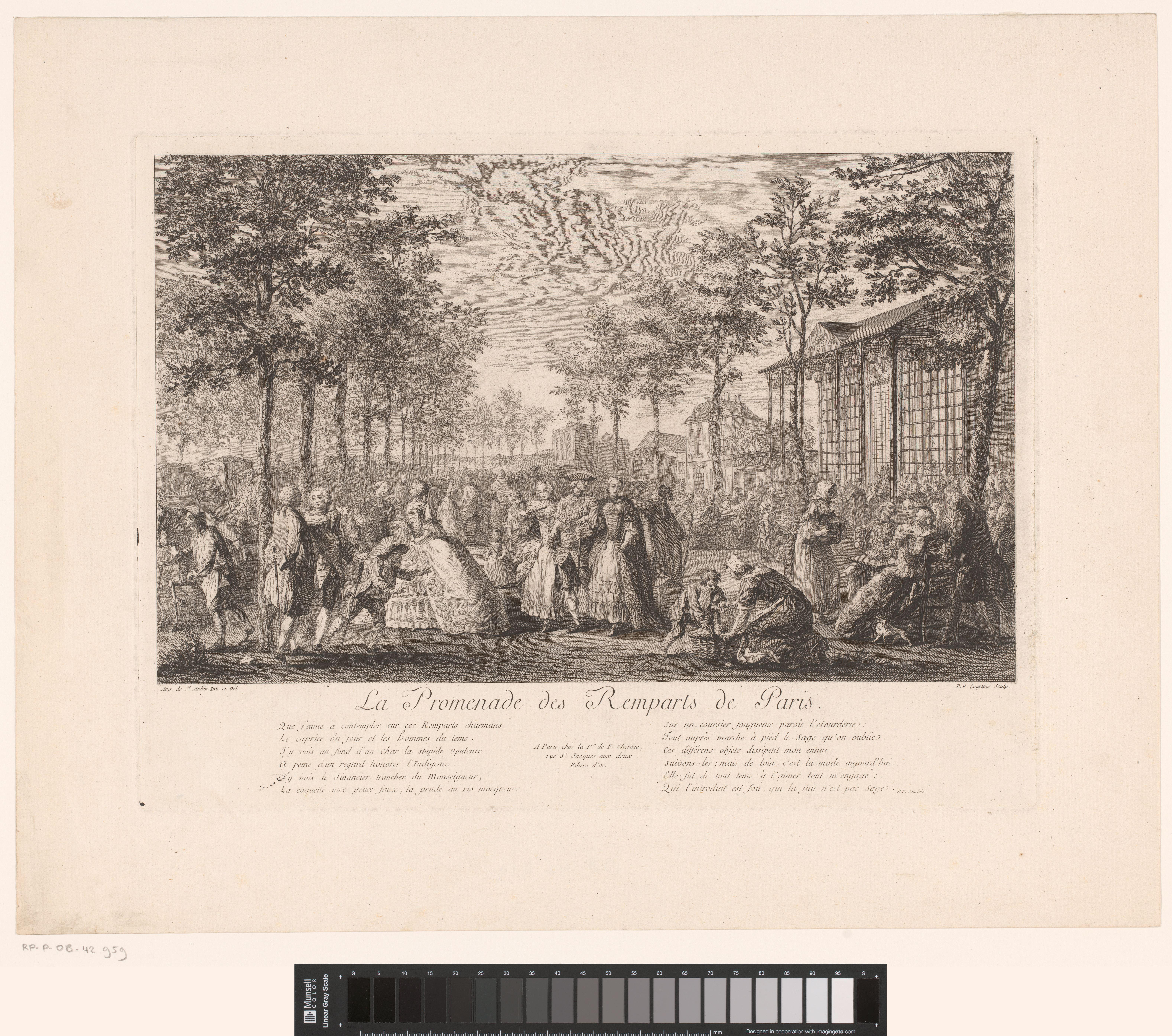 Fashion and Elegance: Strolling Parisians