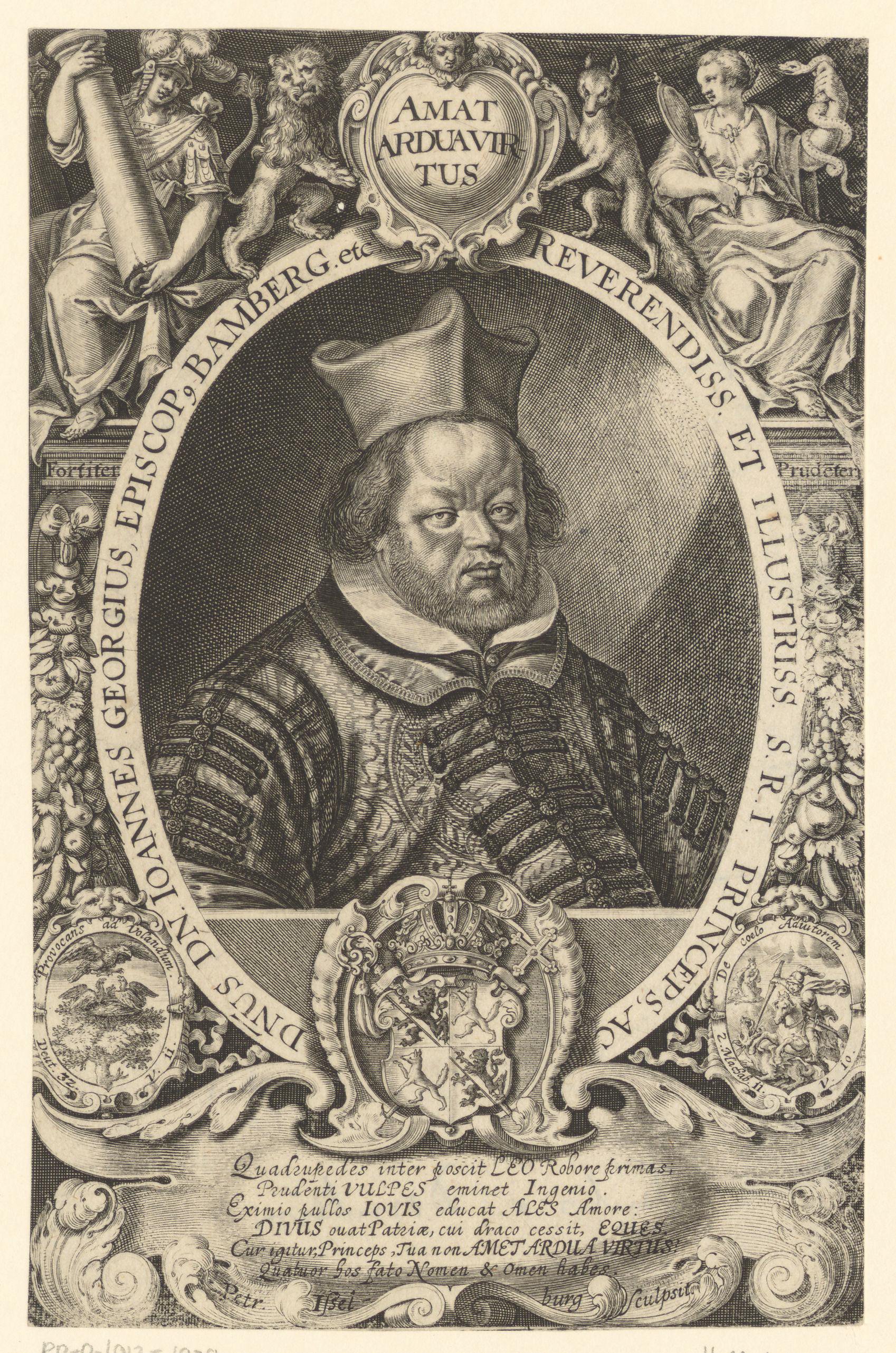Portret van Johann Georg II Fuchs von Dornheim