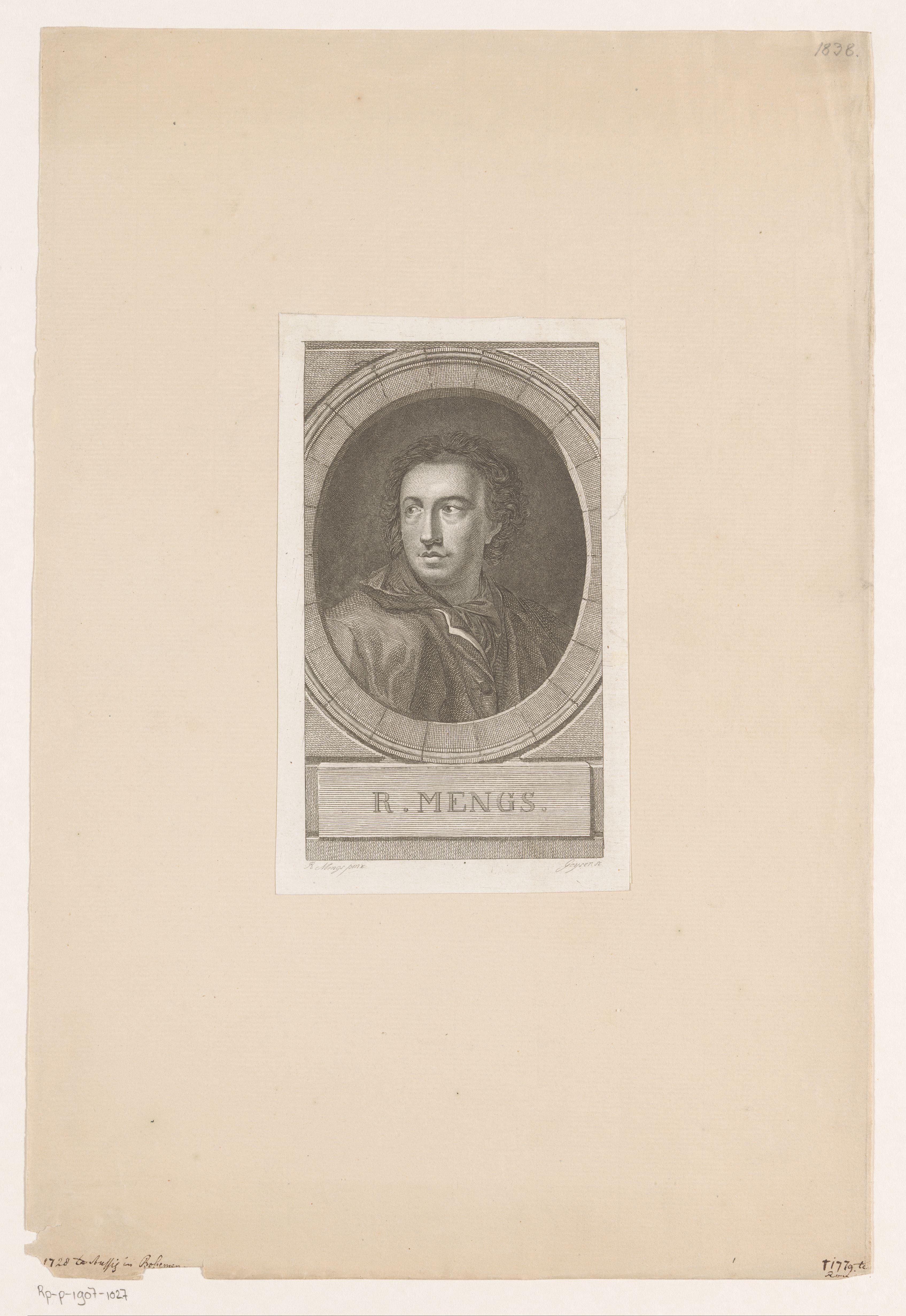 Portret van Anton Raphael Mengs