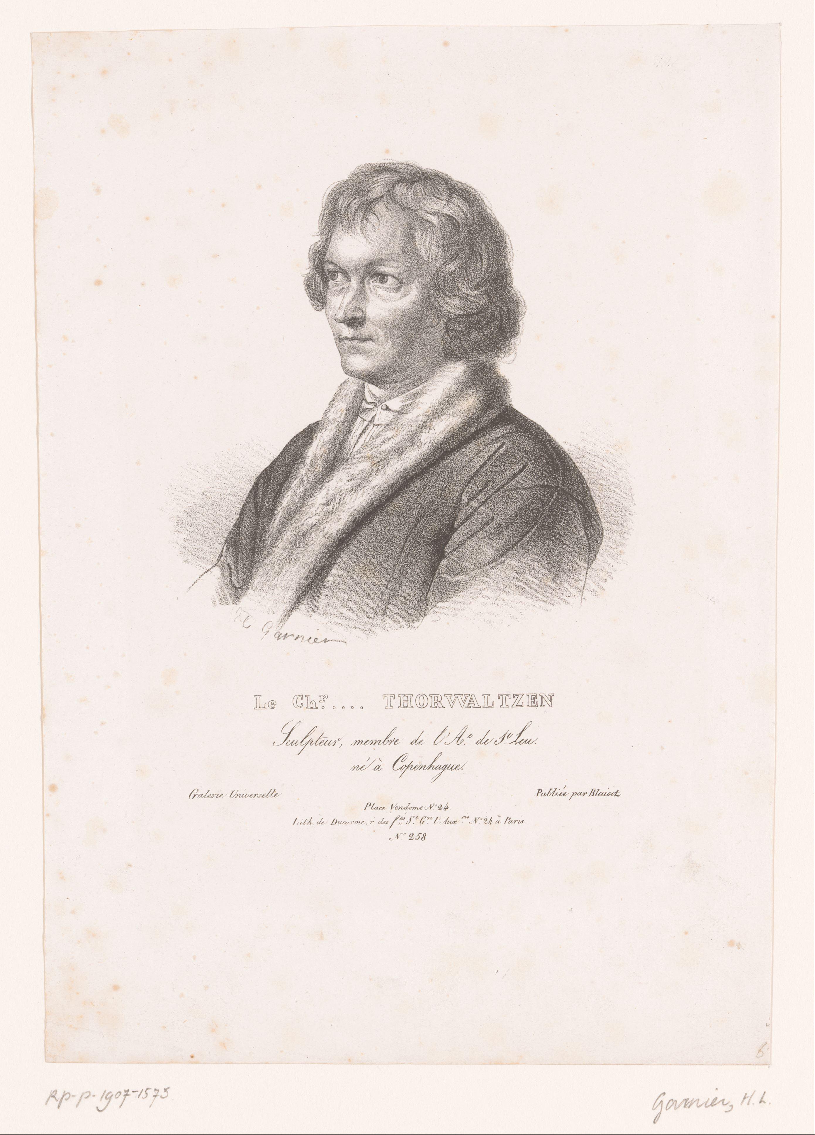 Portret van Bertel Thorvaldsen