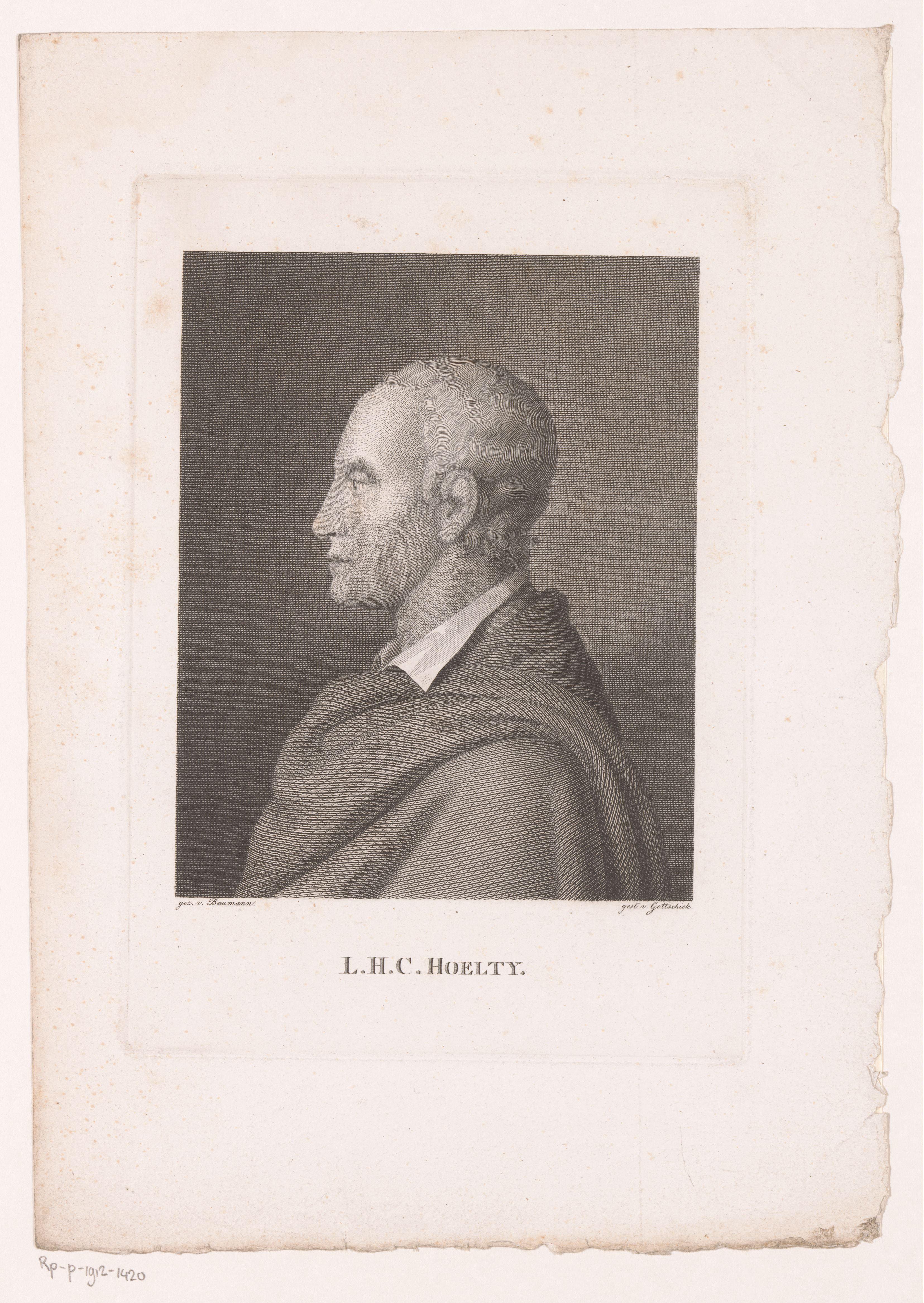 Portret van Ludwig Hölty