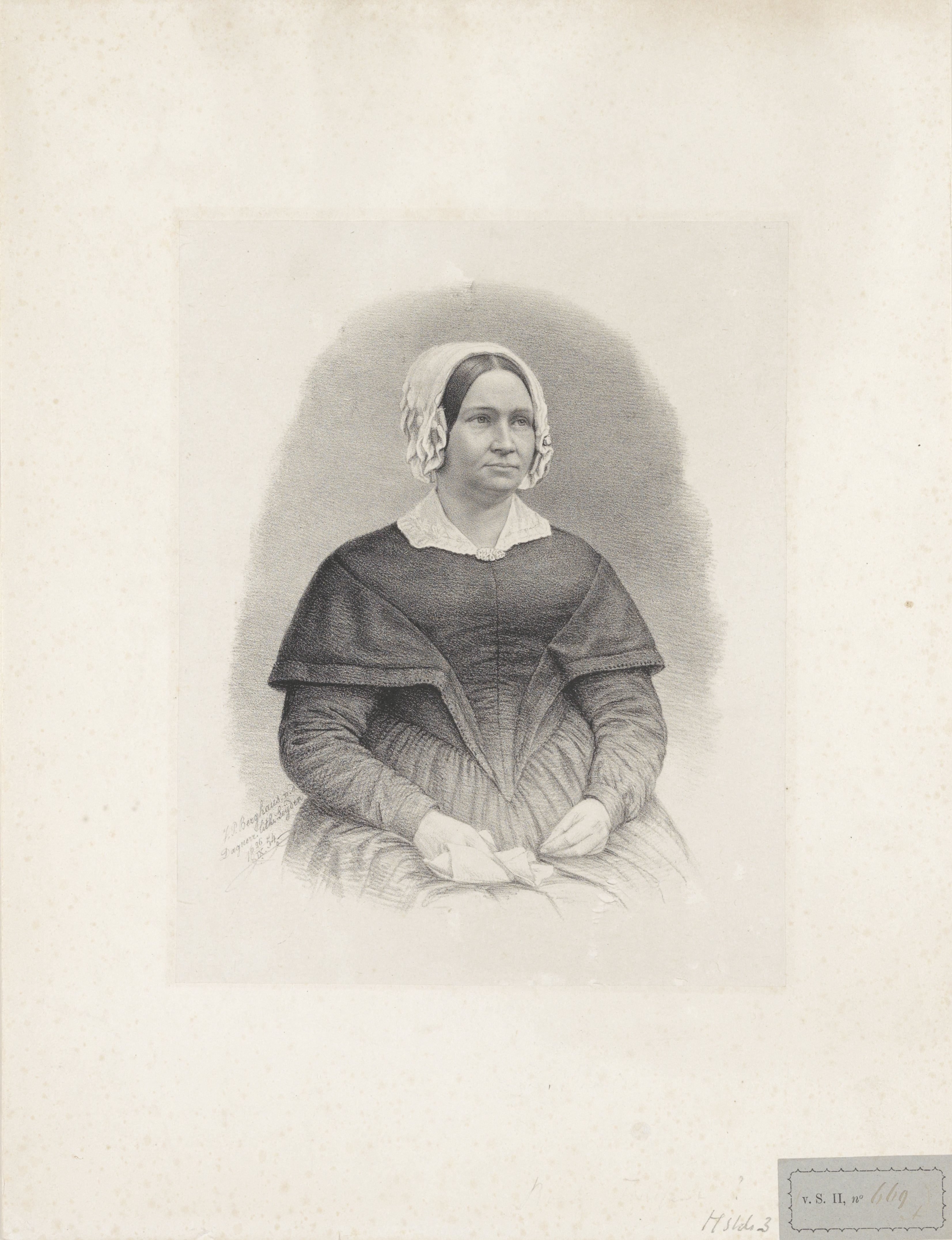Portret van Anna Louisa Geertruida Bosboom-Toussaint
