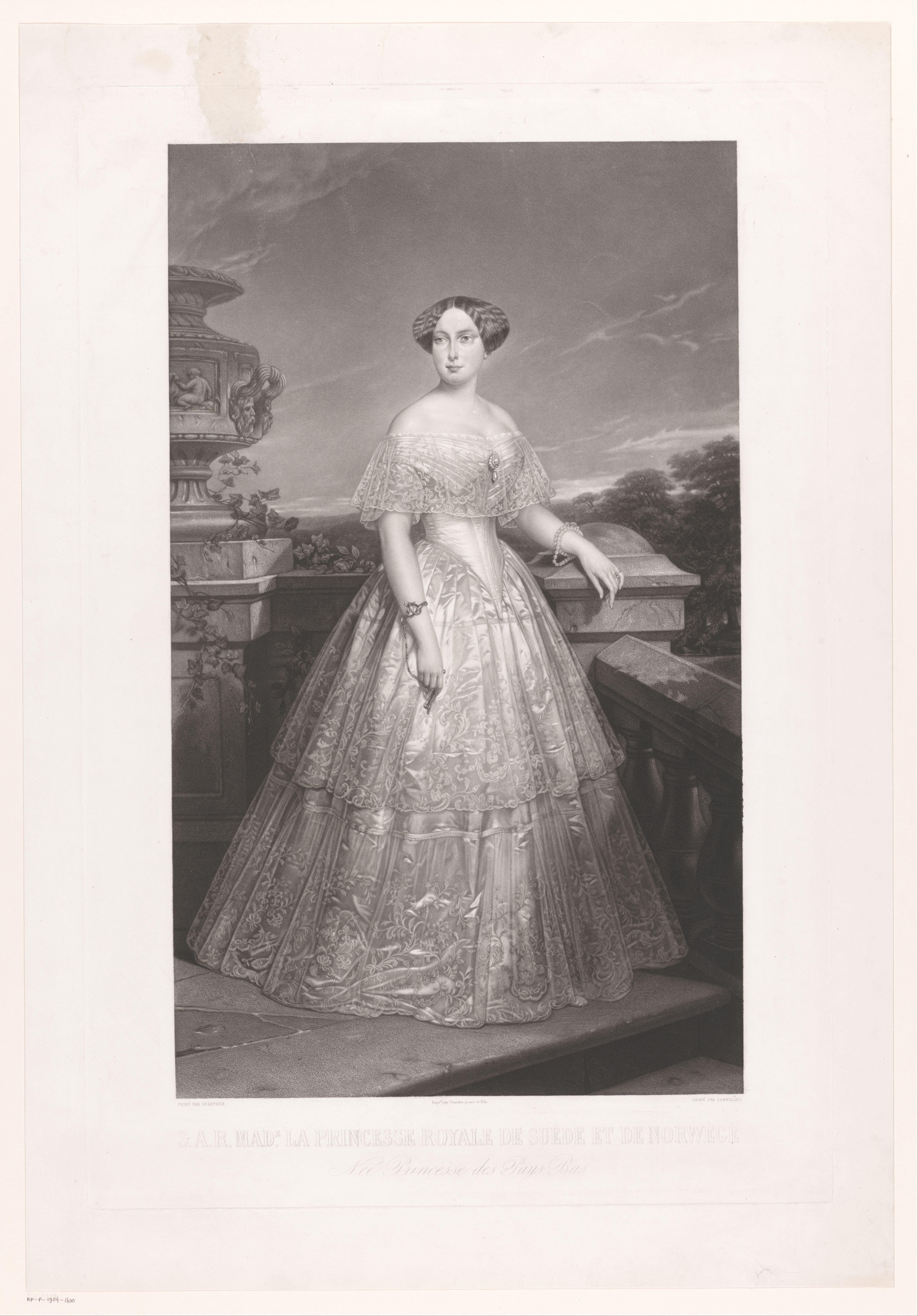 Portret van Louise, koningin van Zweden