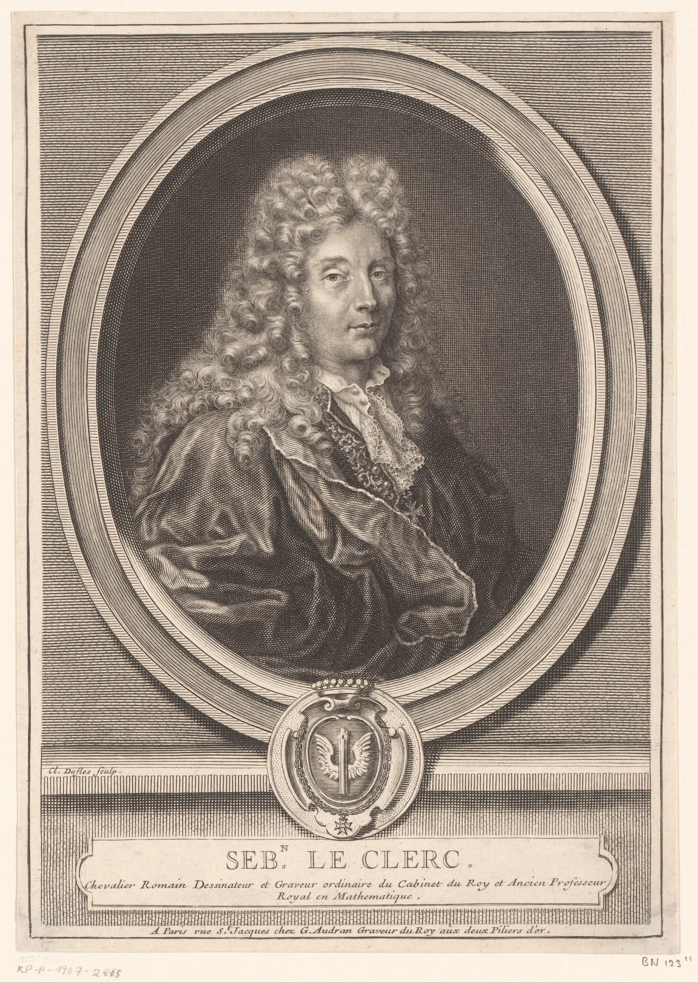 Portret van Sébastien Leclerc