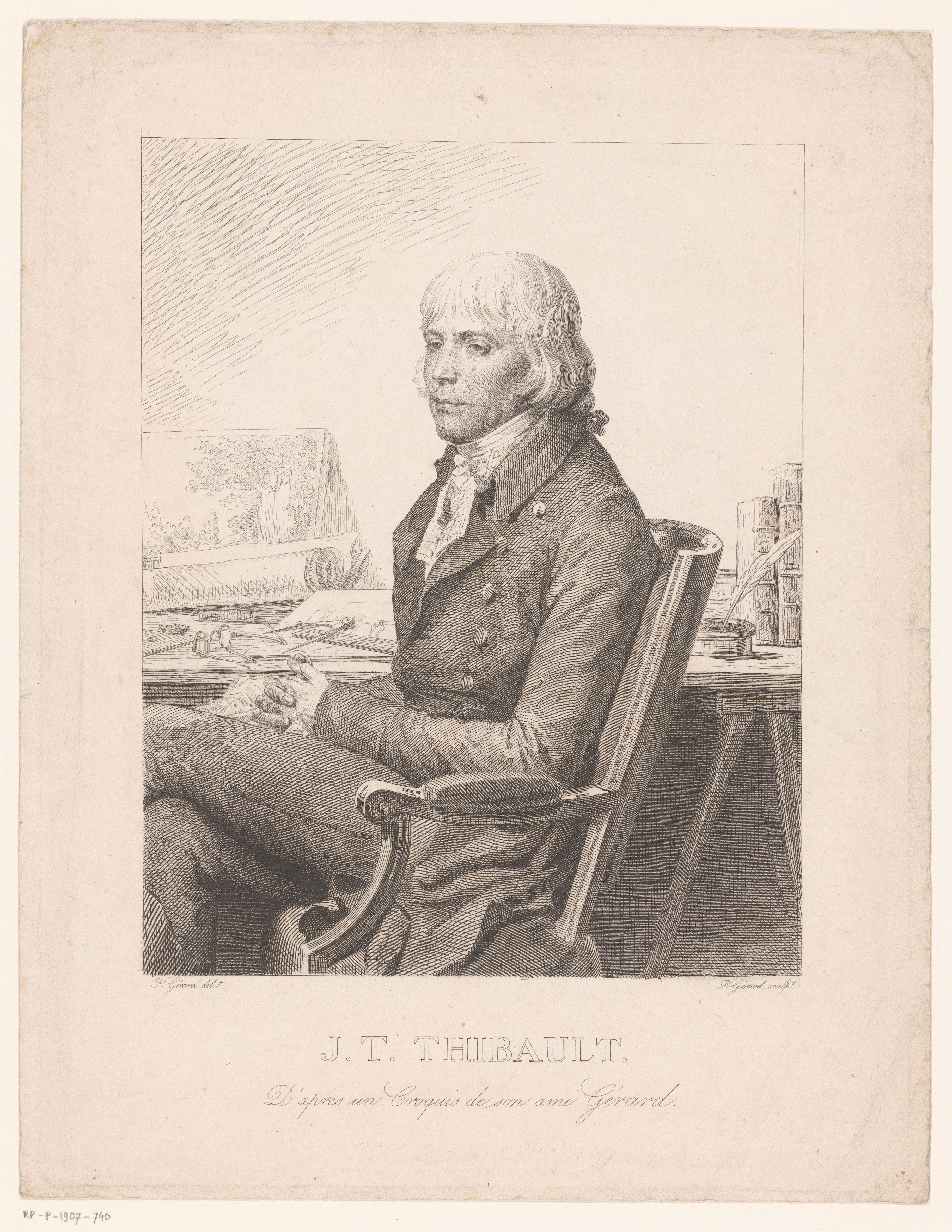Portret van Jean-Thomas Thibault