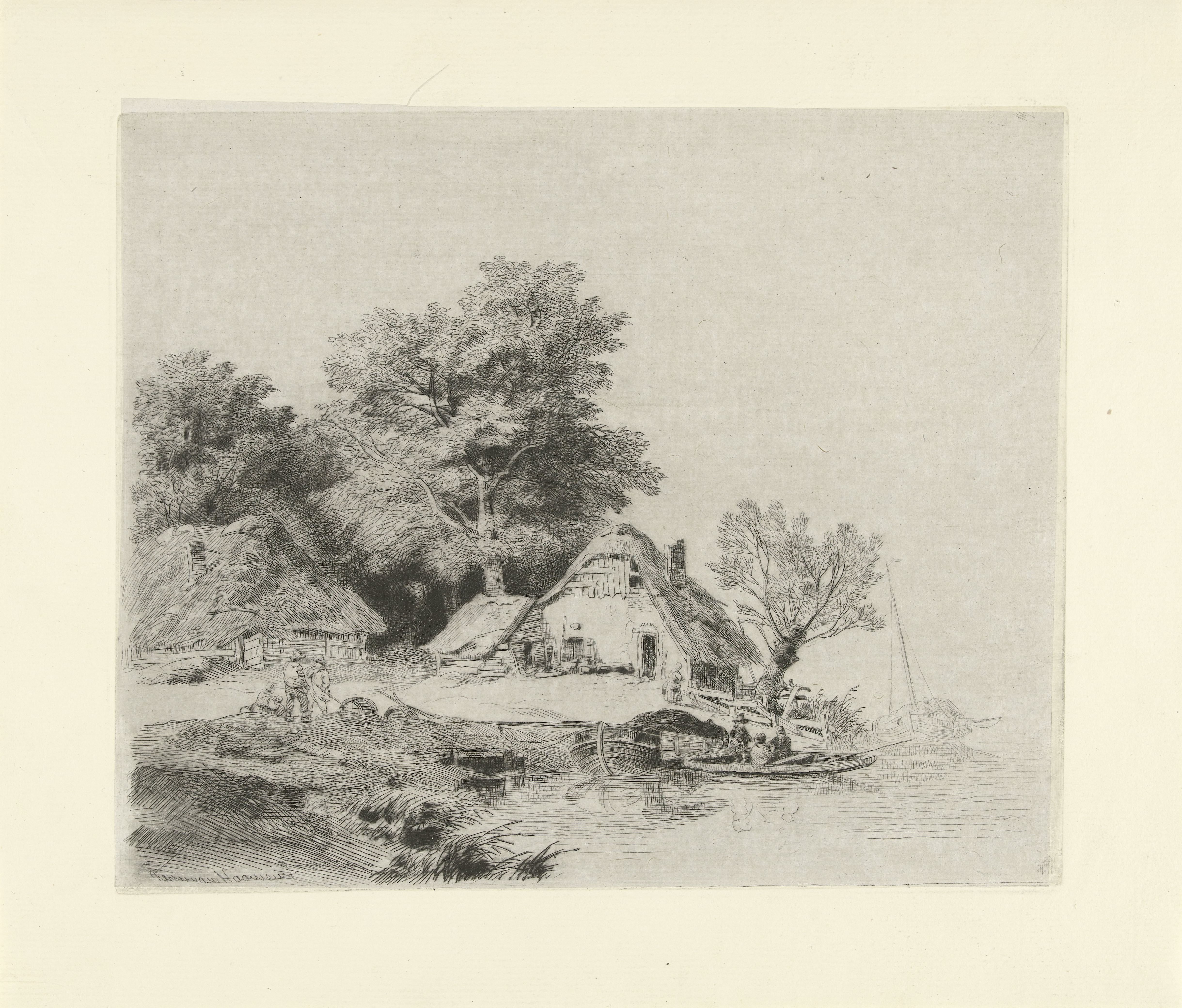 Boerderij aan het water