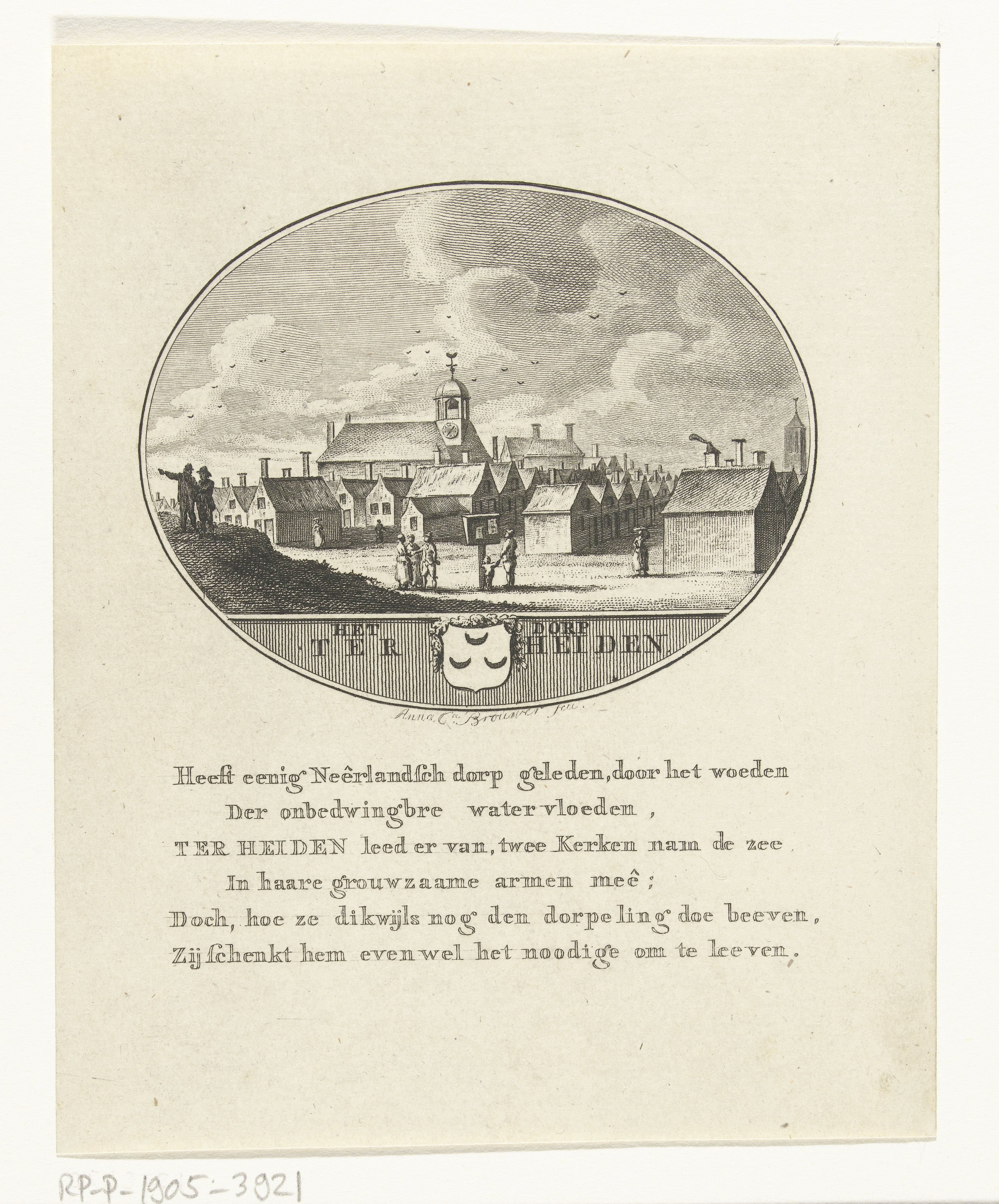 Gezicht op het dorp Ter Heijde
