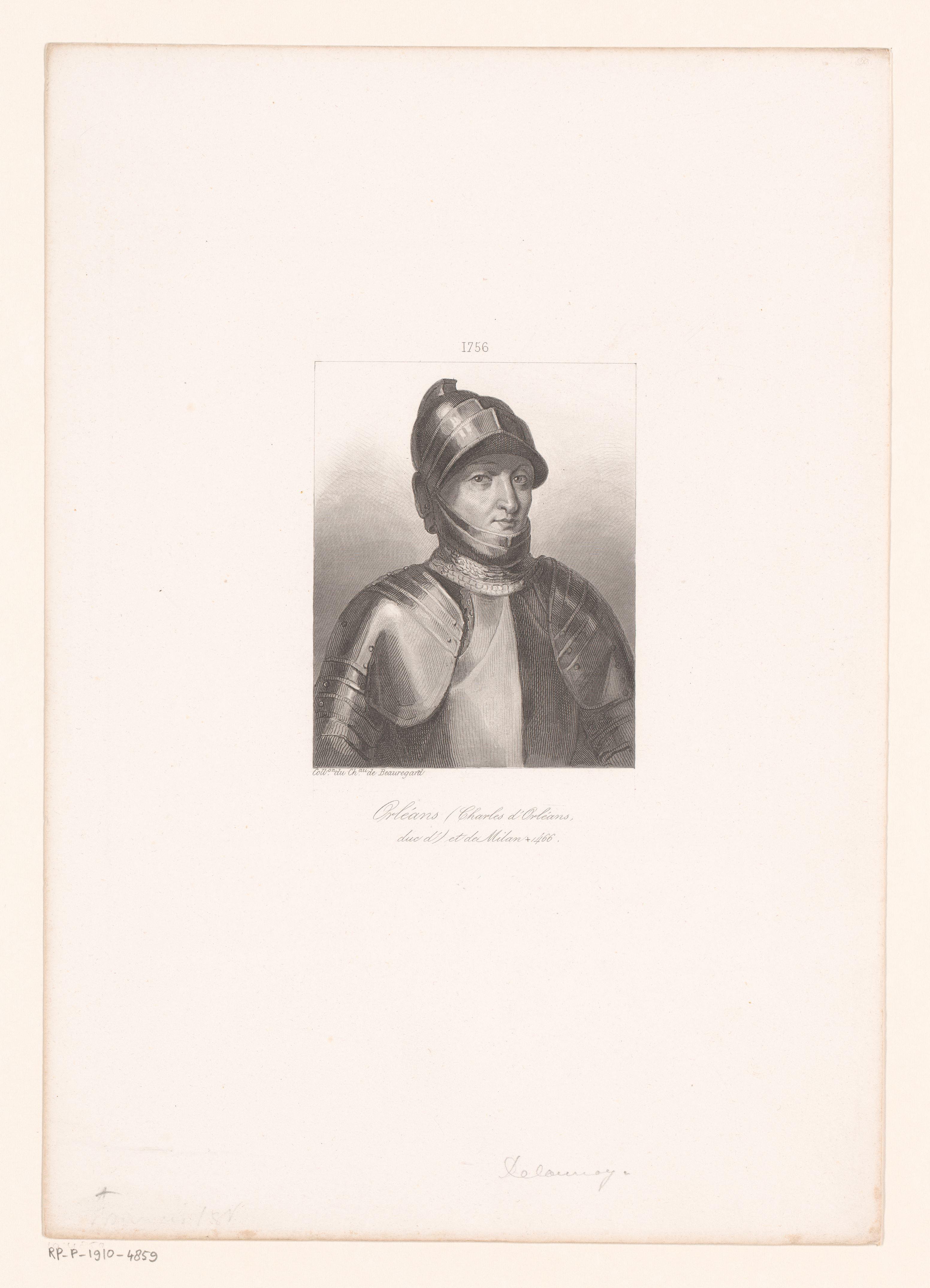Portret van Karel van Orléans