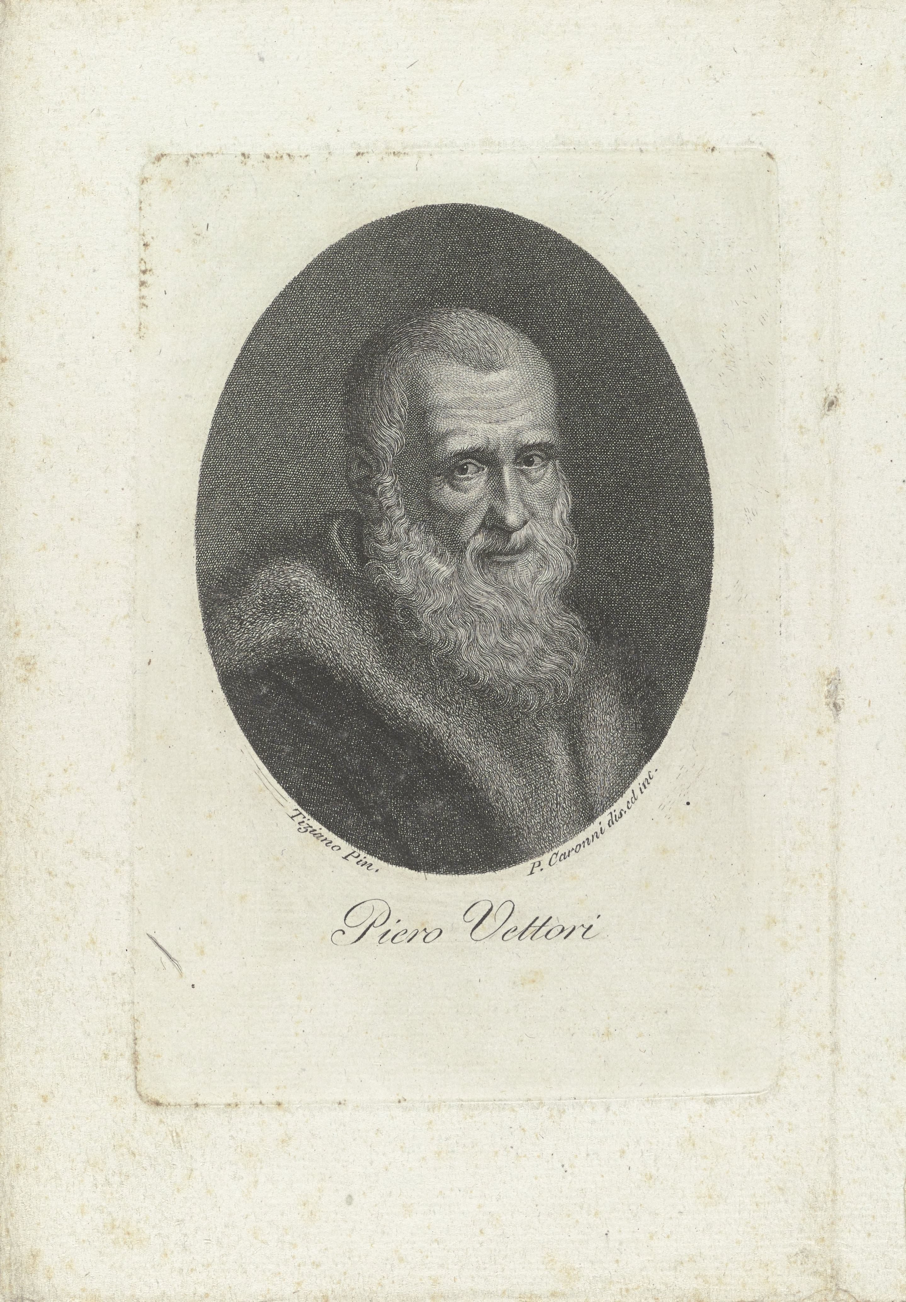 Portret van Piero Vettori