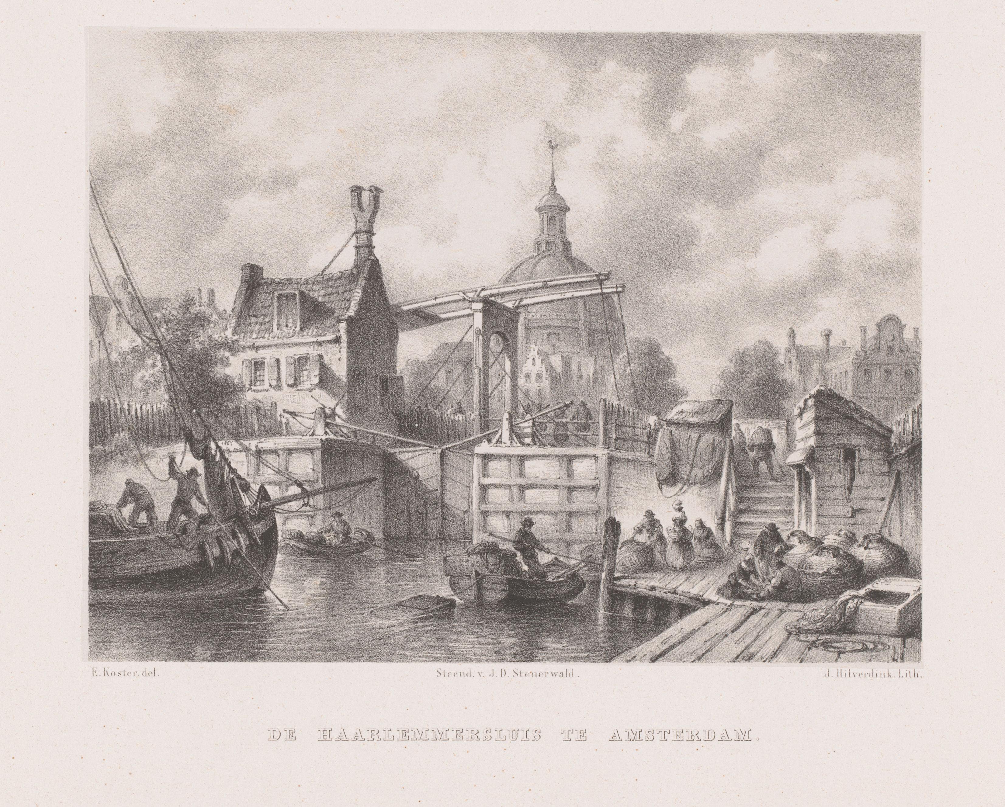 Haarlemmersluis in Amsterdam