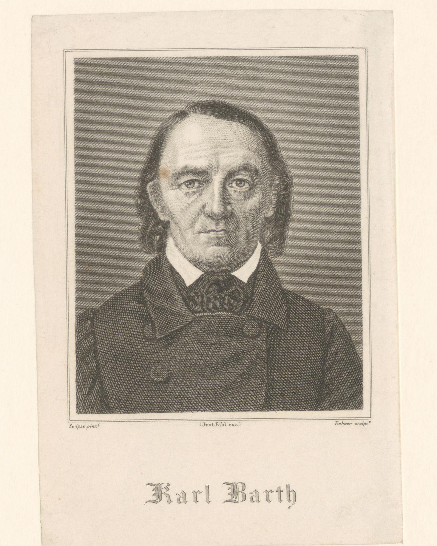 Portret van Karl Barth
