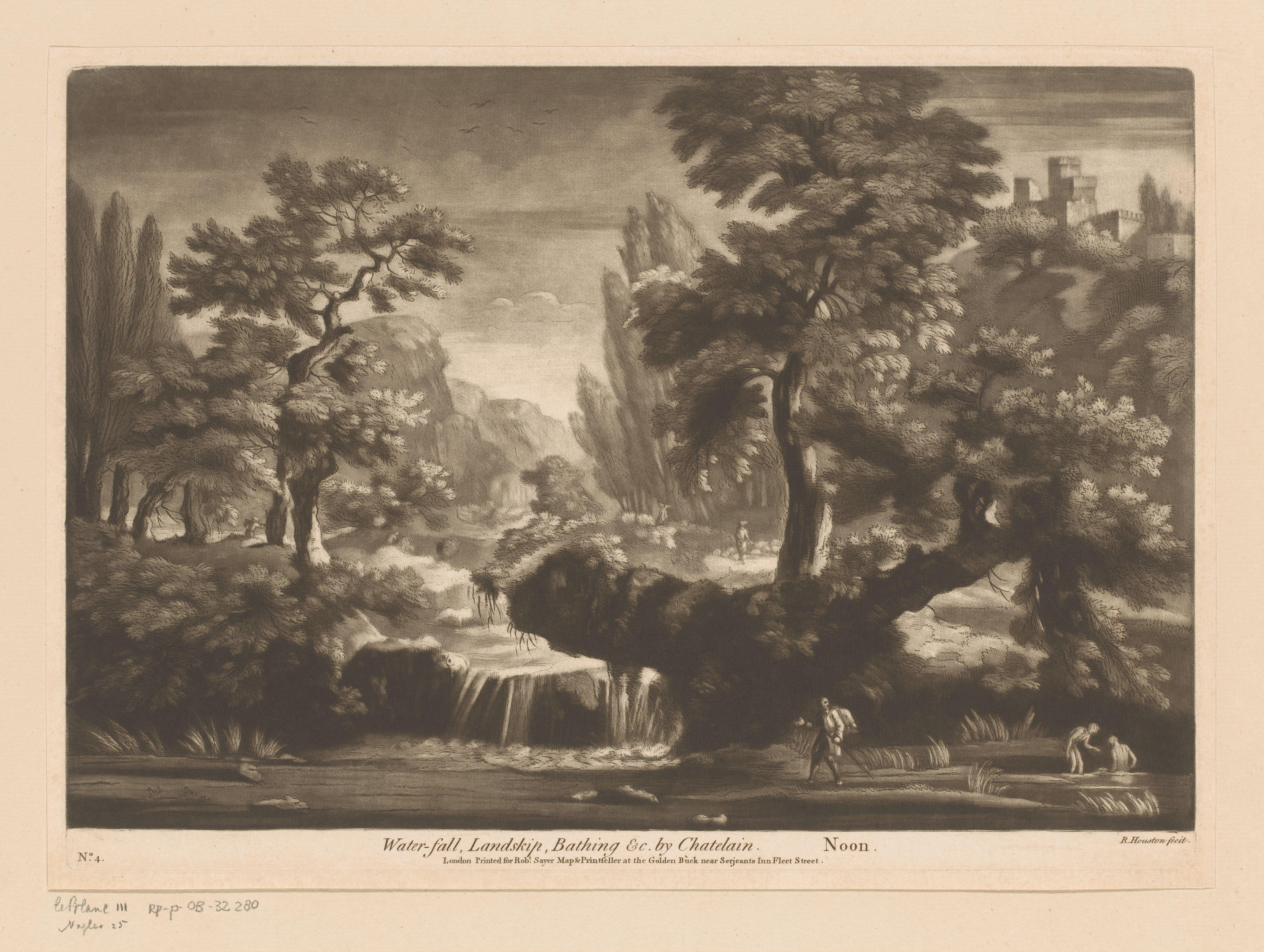 Landschap met waterval