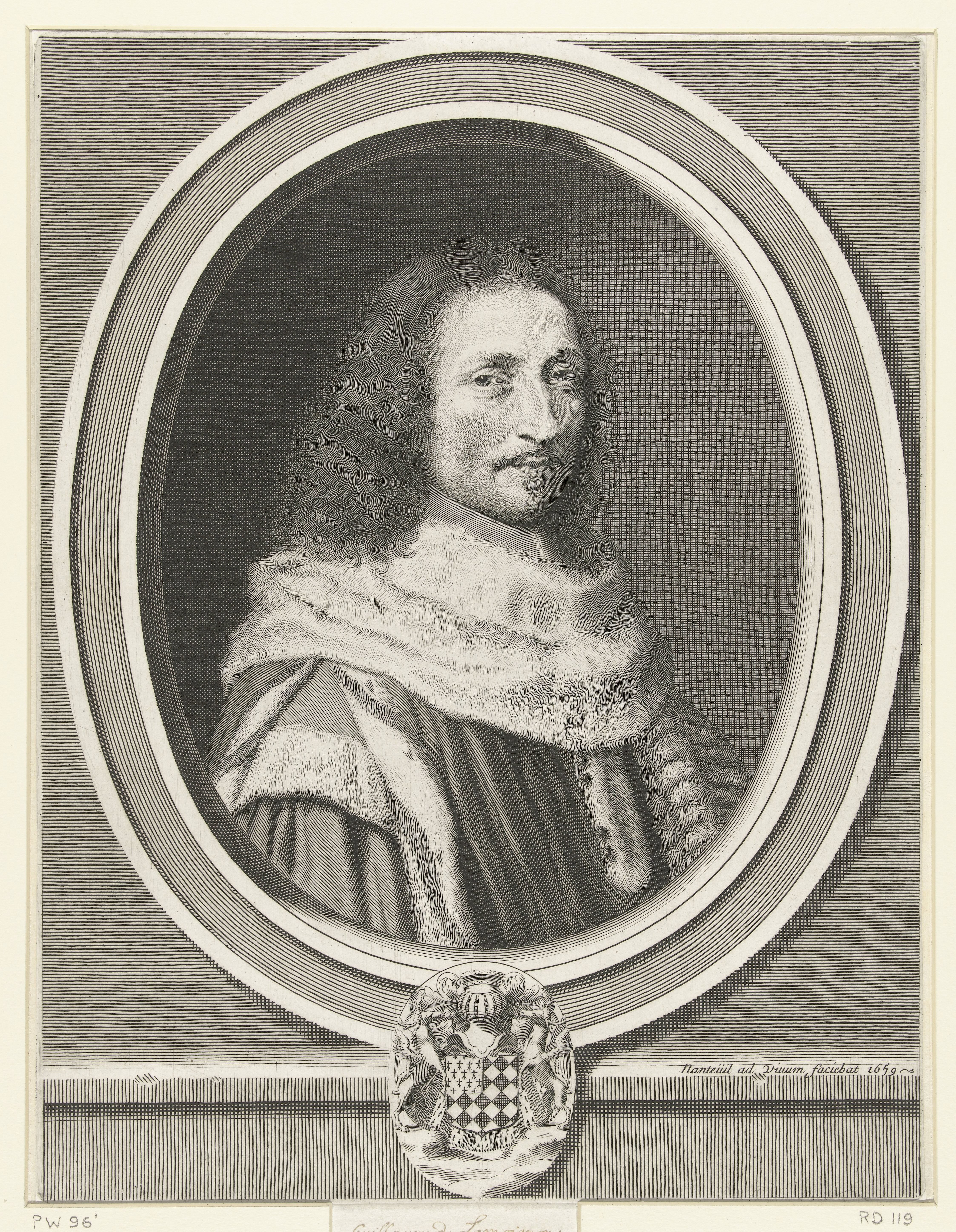 Portret van Guillaume de Lamoignon