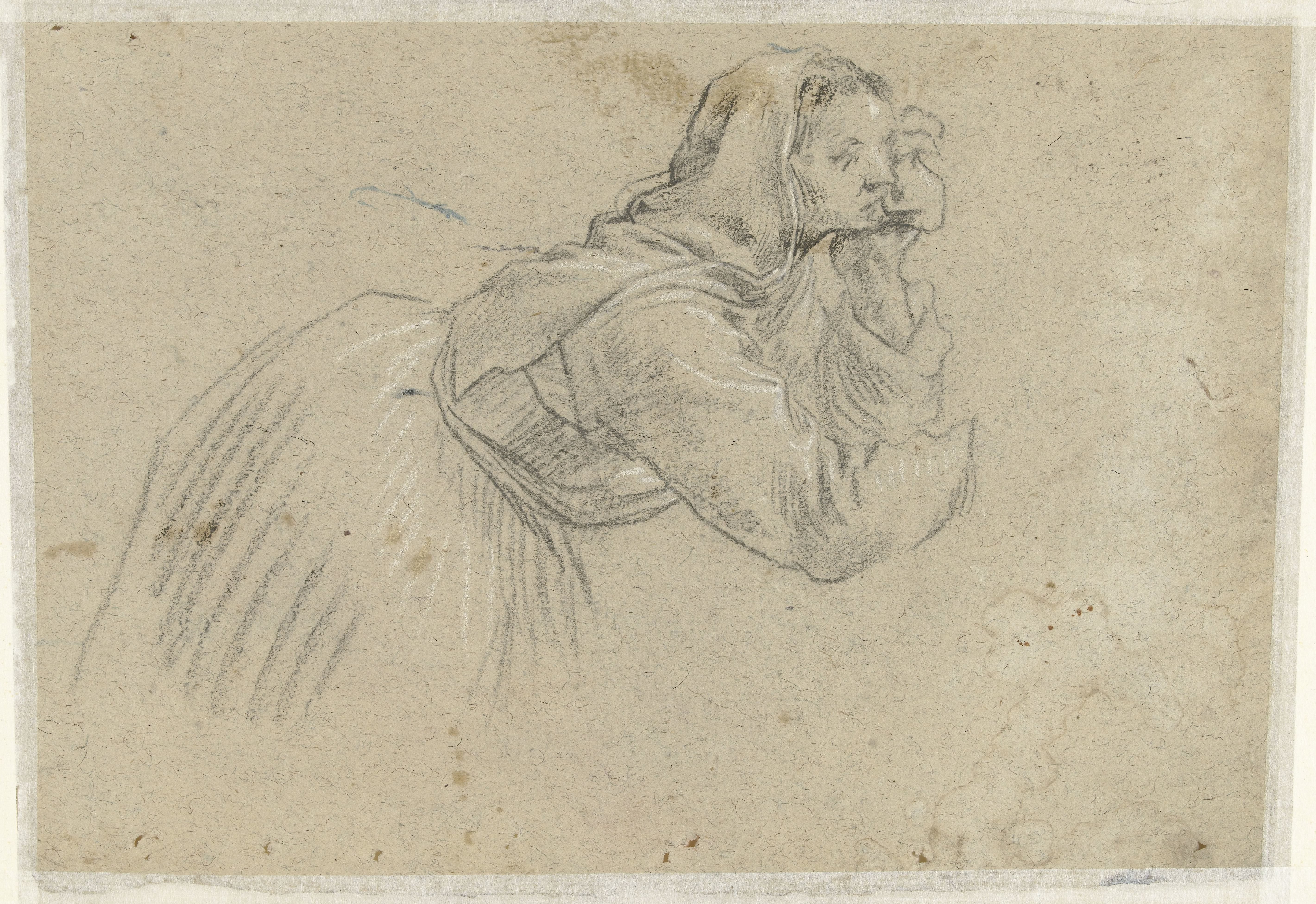Knielende wenende vrouw (Maria Magdalena?)