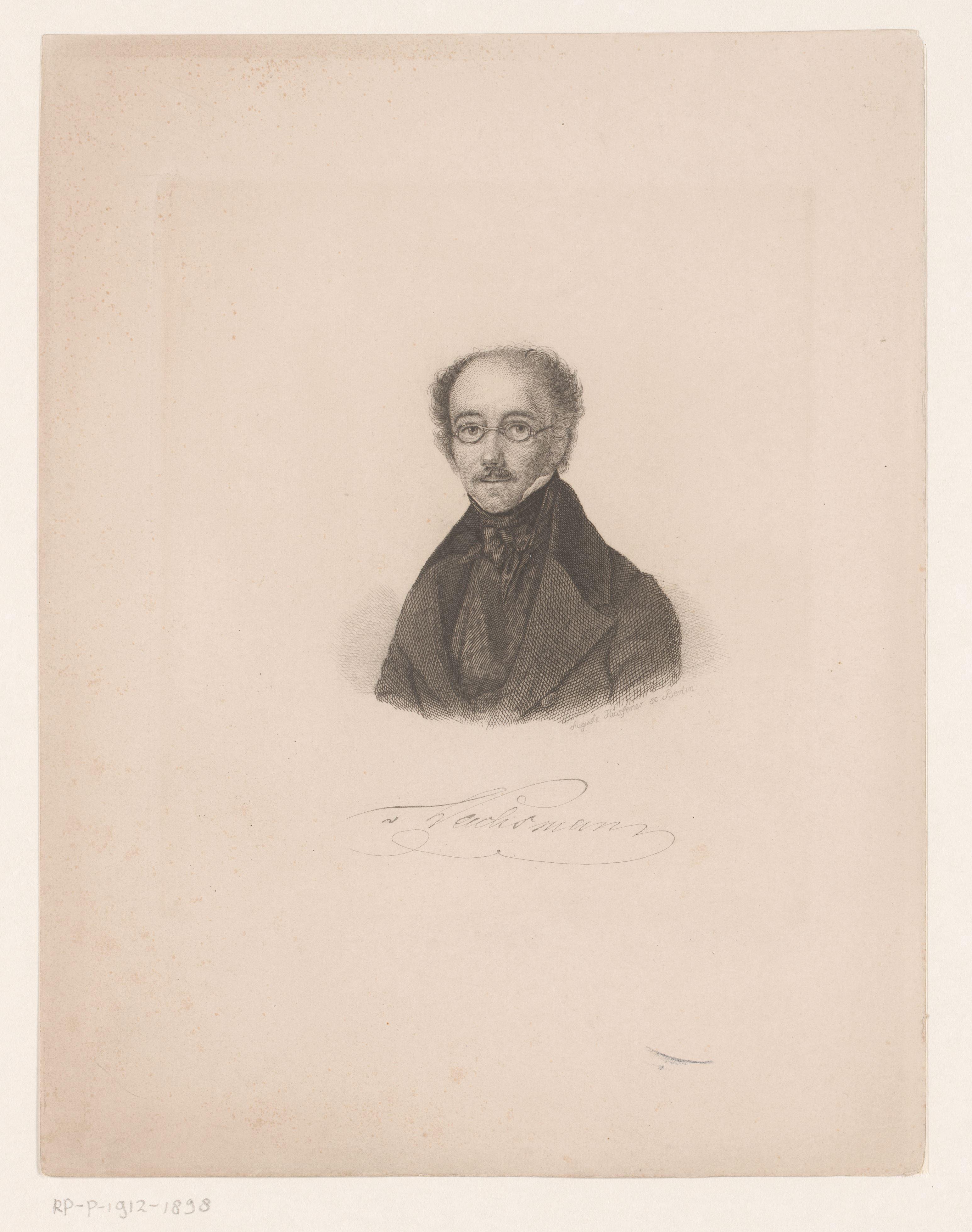 Portret van Carl von Wachsmann
