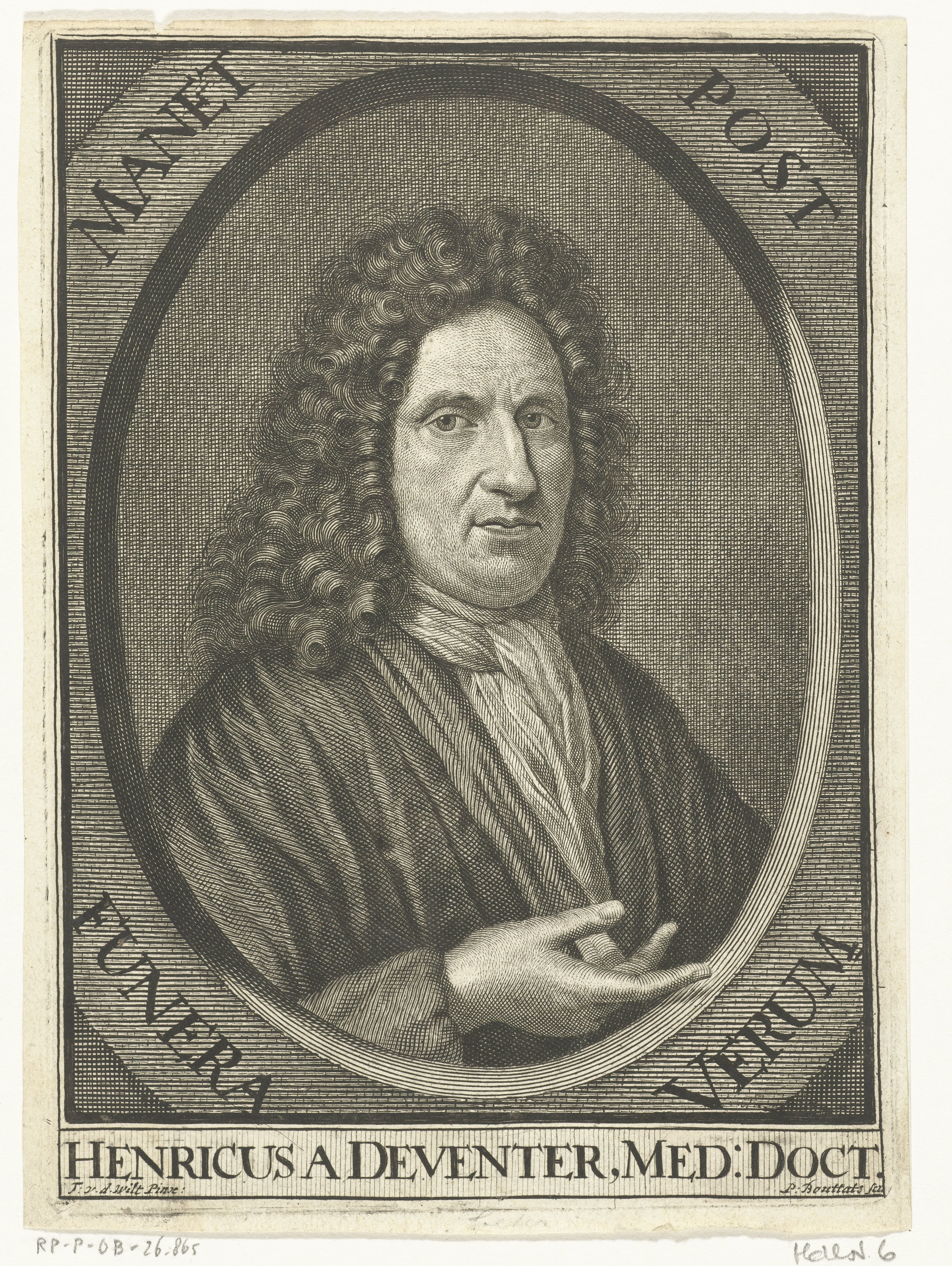 Portret van Hendrik van Deventer