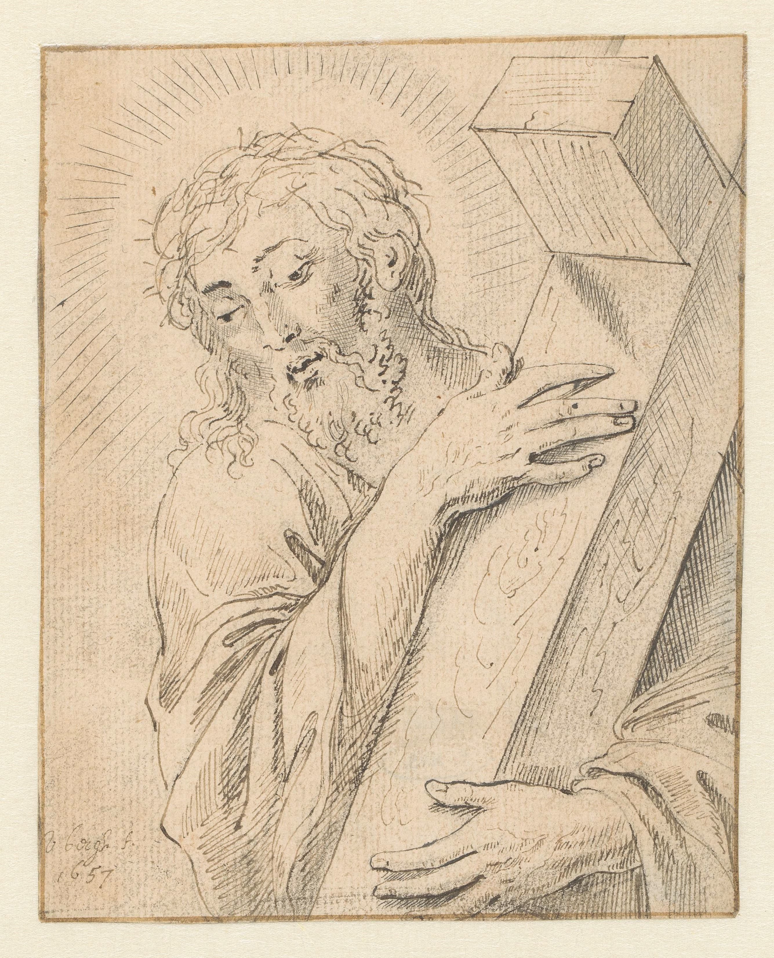 Christus met de doornenkroon en het kruis